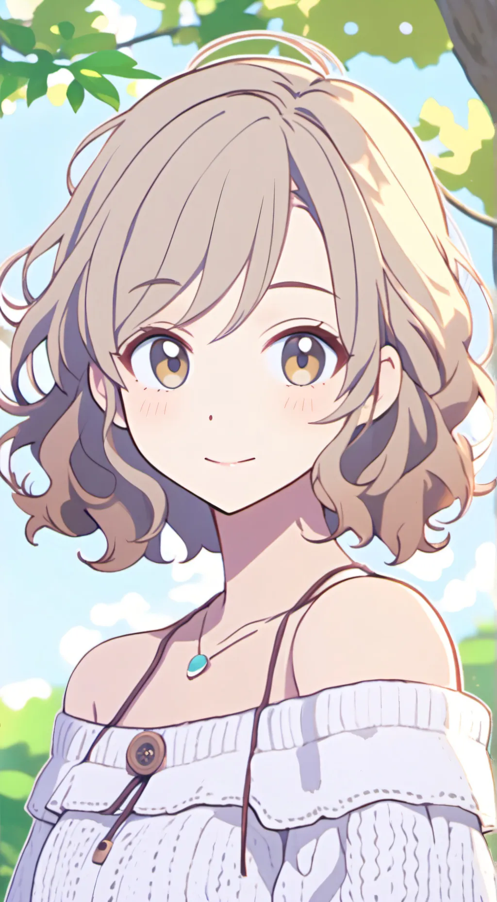 ai character: ella es tu novia  background