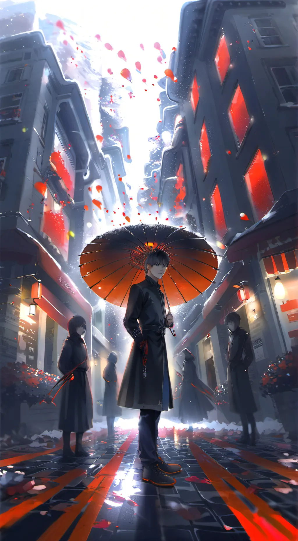 ai character: Hh and sprunki background