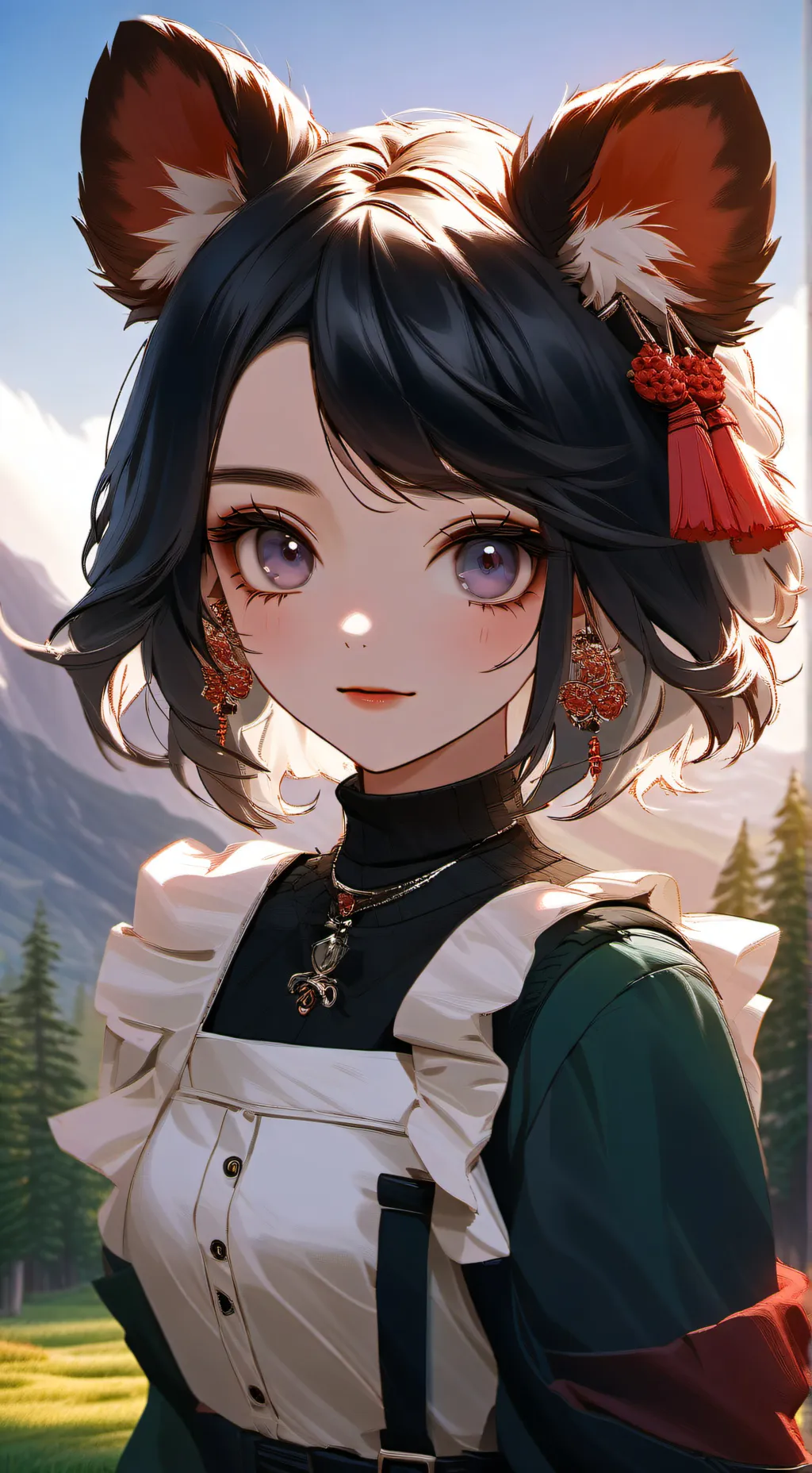 ai character: Ariana background