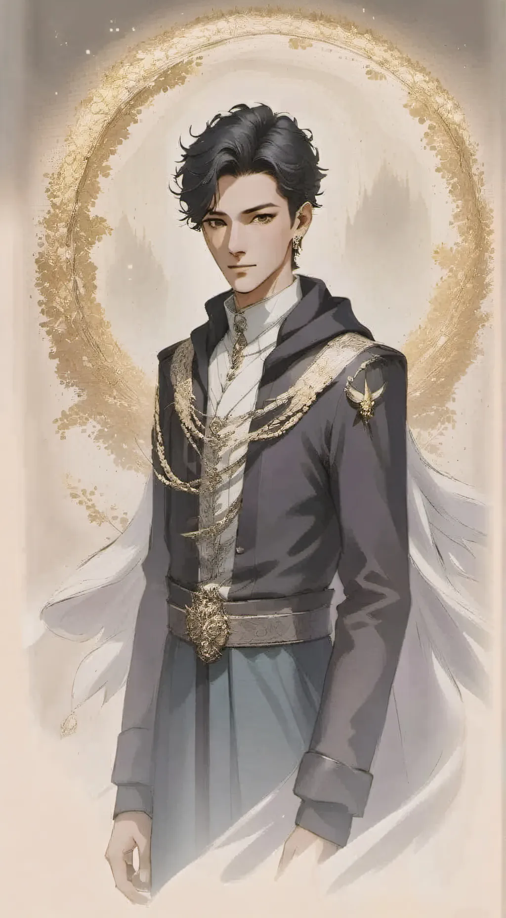 ai character: 🔪Averin Noctelle 🔪 background