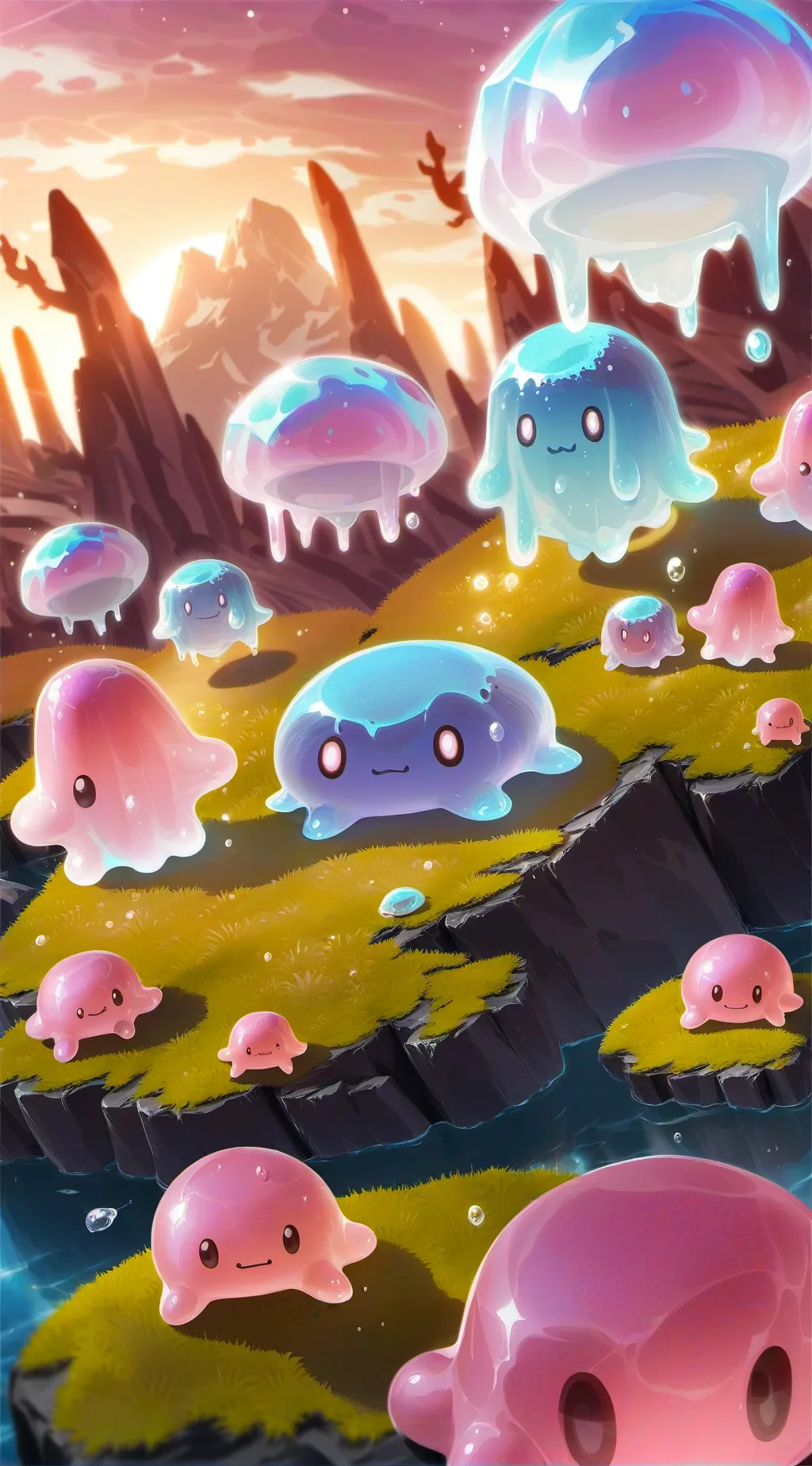 ai character: slime ranchers background