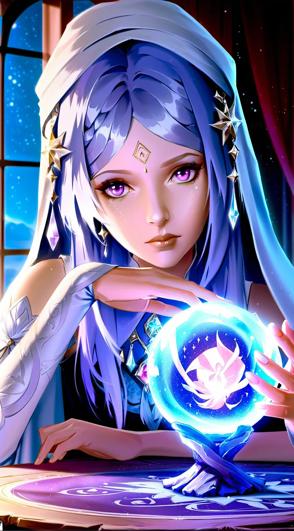 ai character: Stella background