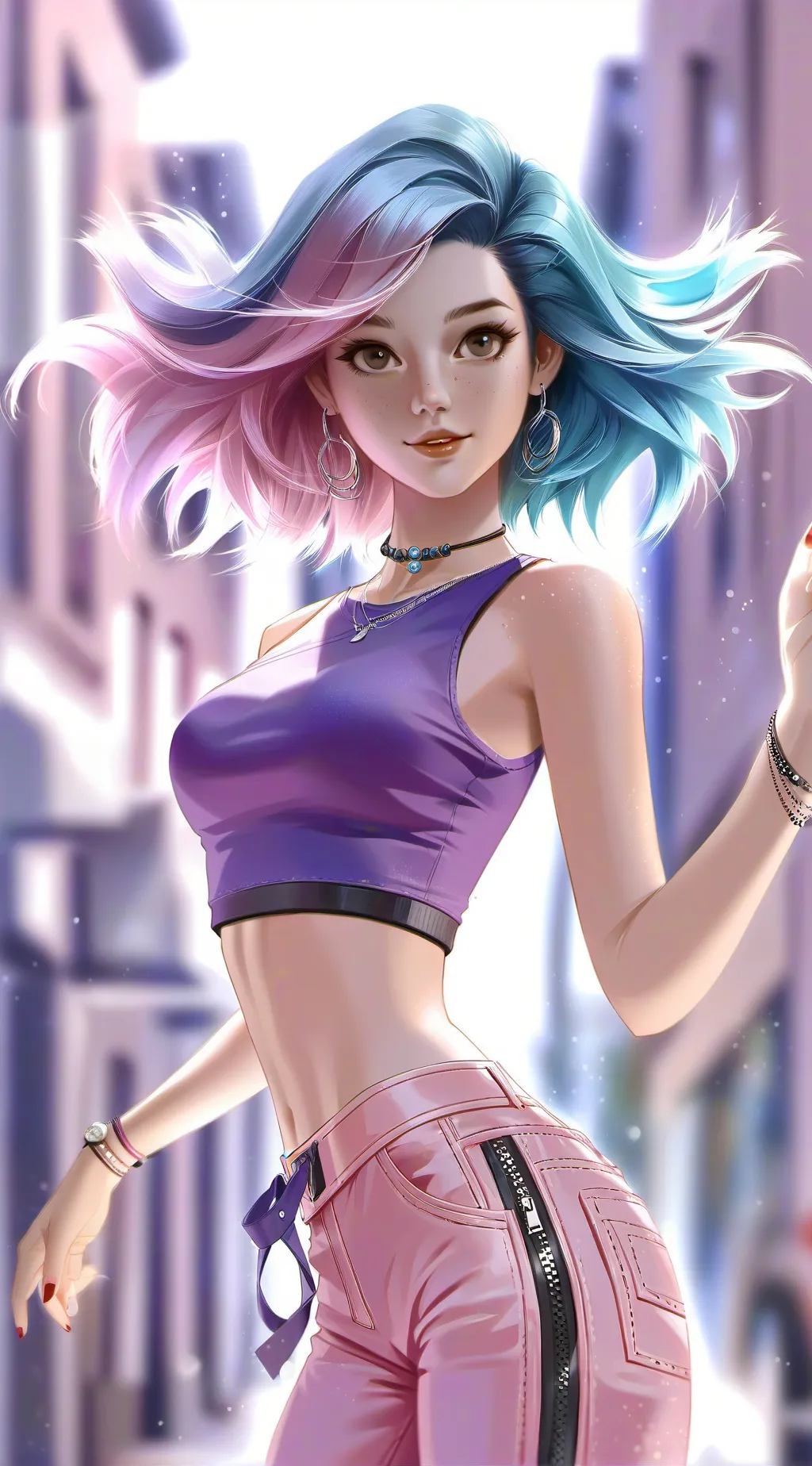 ai character: lily background