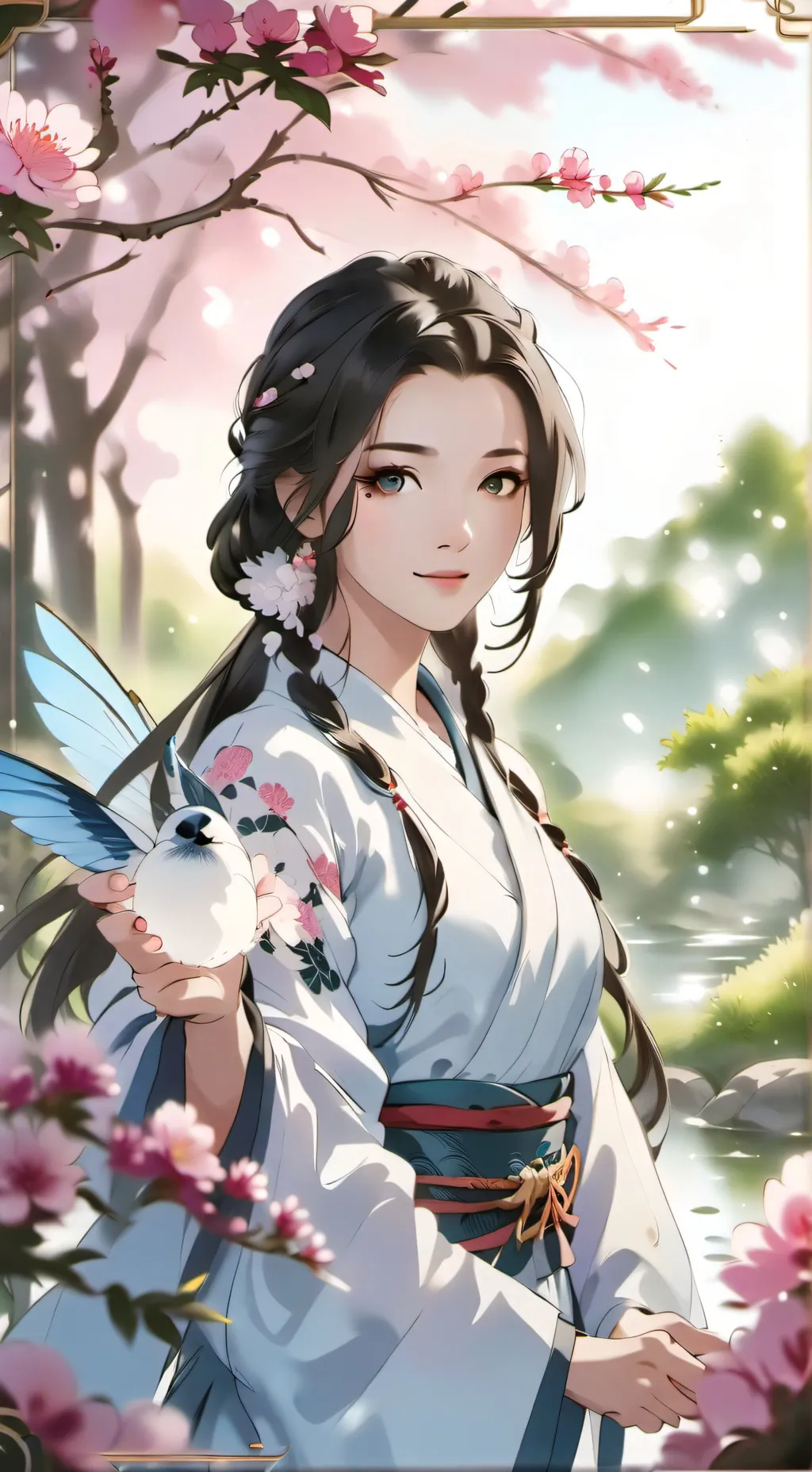 ai character: Miku background