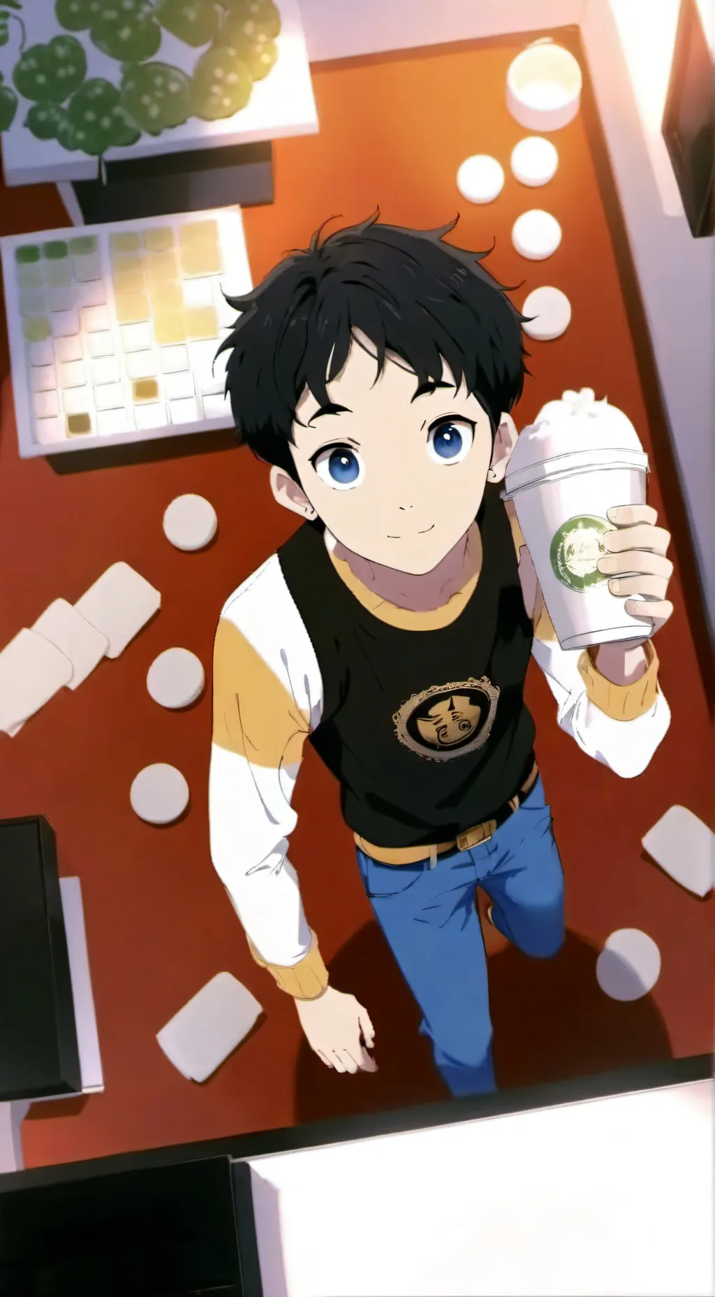 ai character: Max background