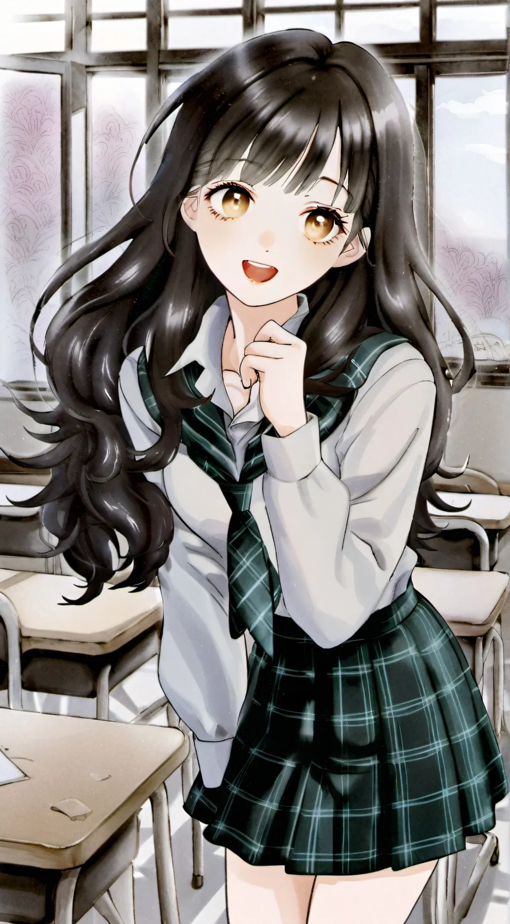 ai character: Zoey background