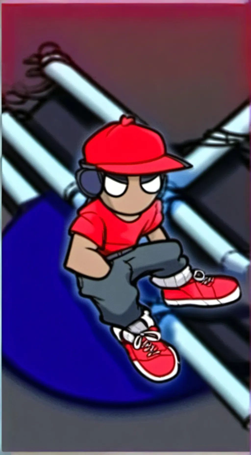 ai character: change of scene  background