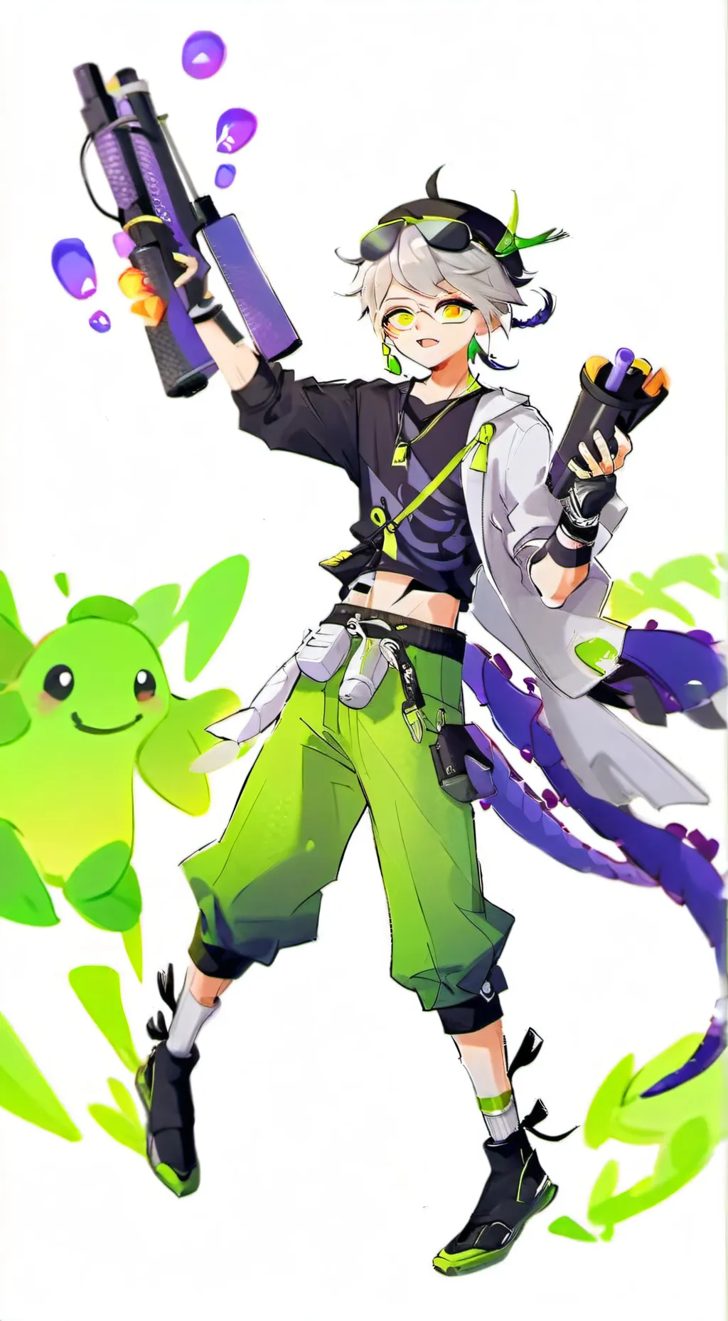 ai character: Octo background