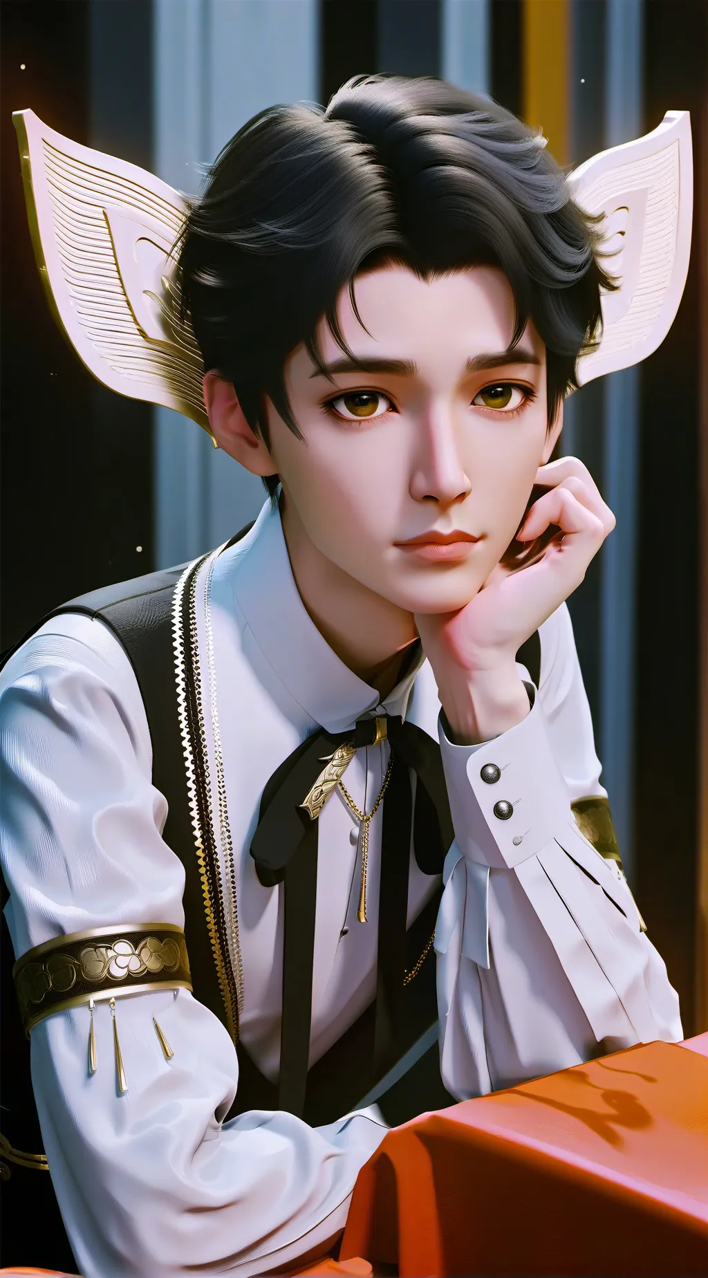 ai character: sus husband background