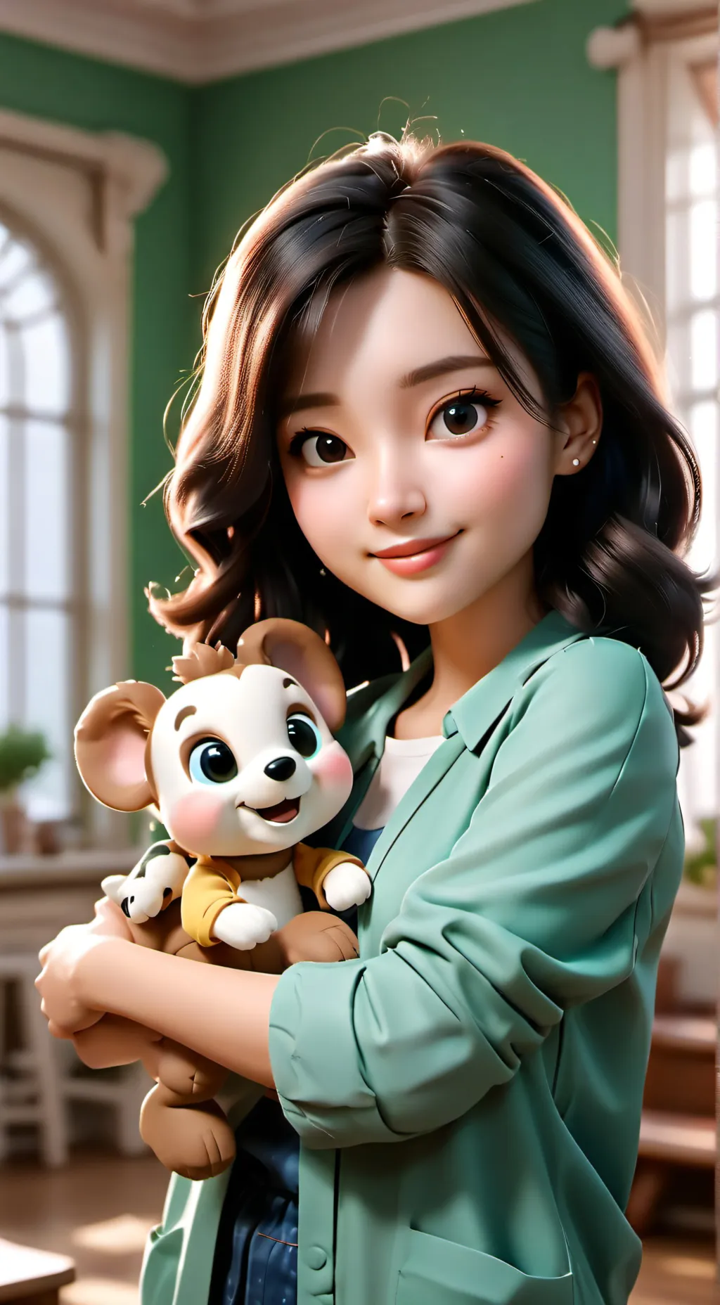 ai character: niñera background