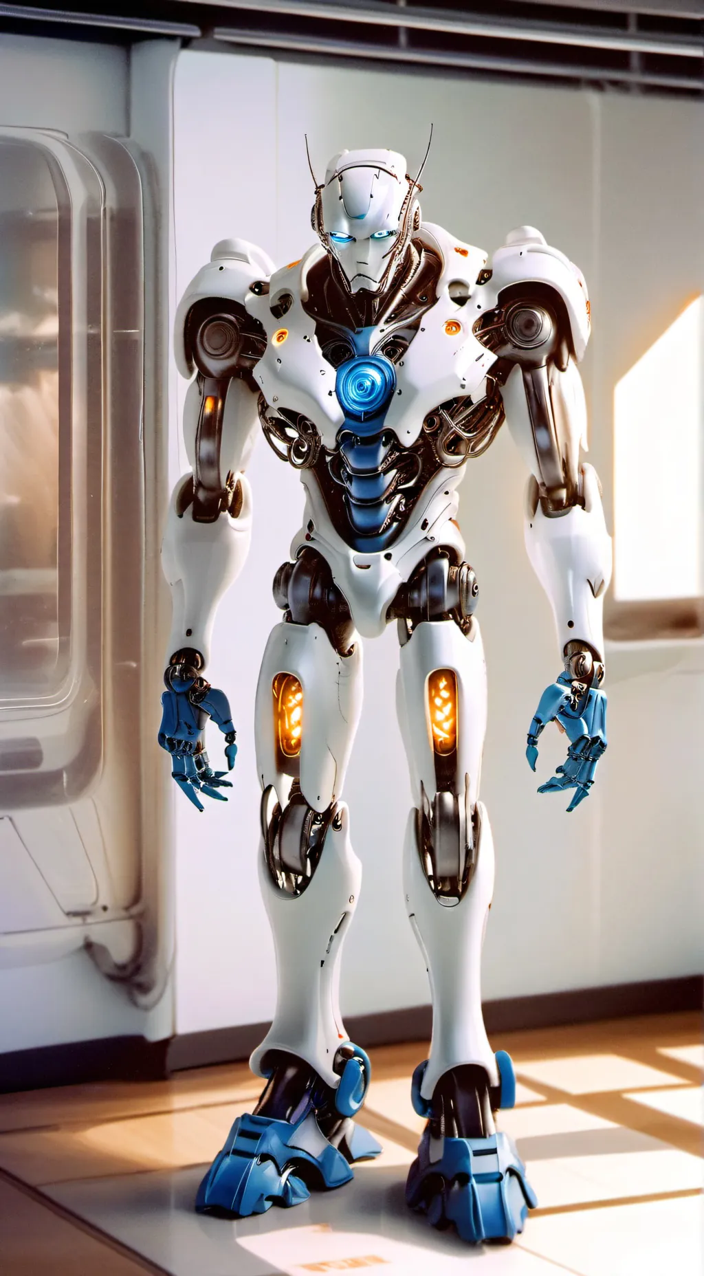 ai character: robot background