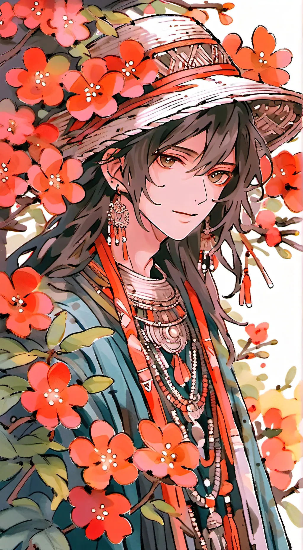 ai character: nina y Nico background