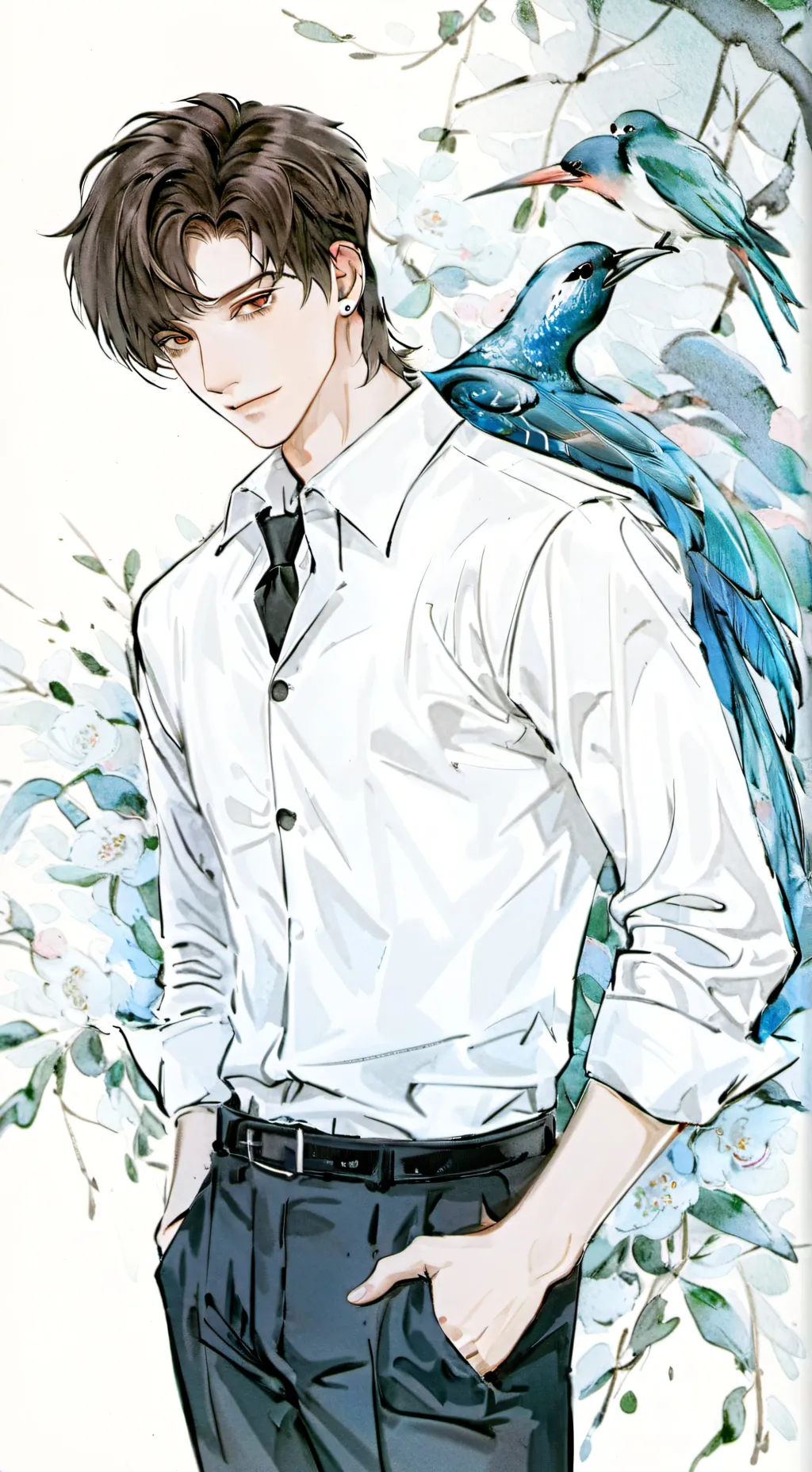 ai character: MATTHEW BRADNER background