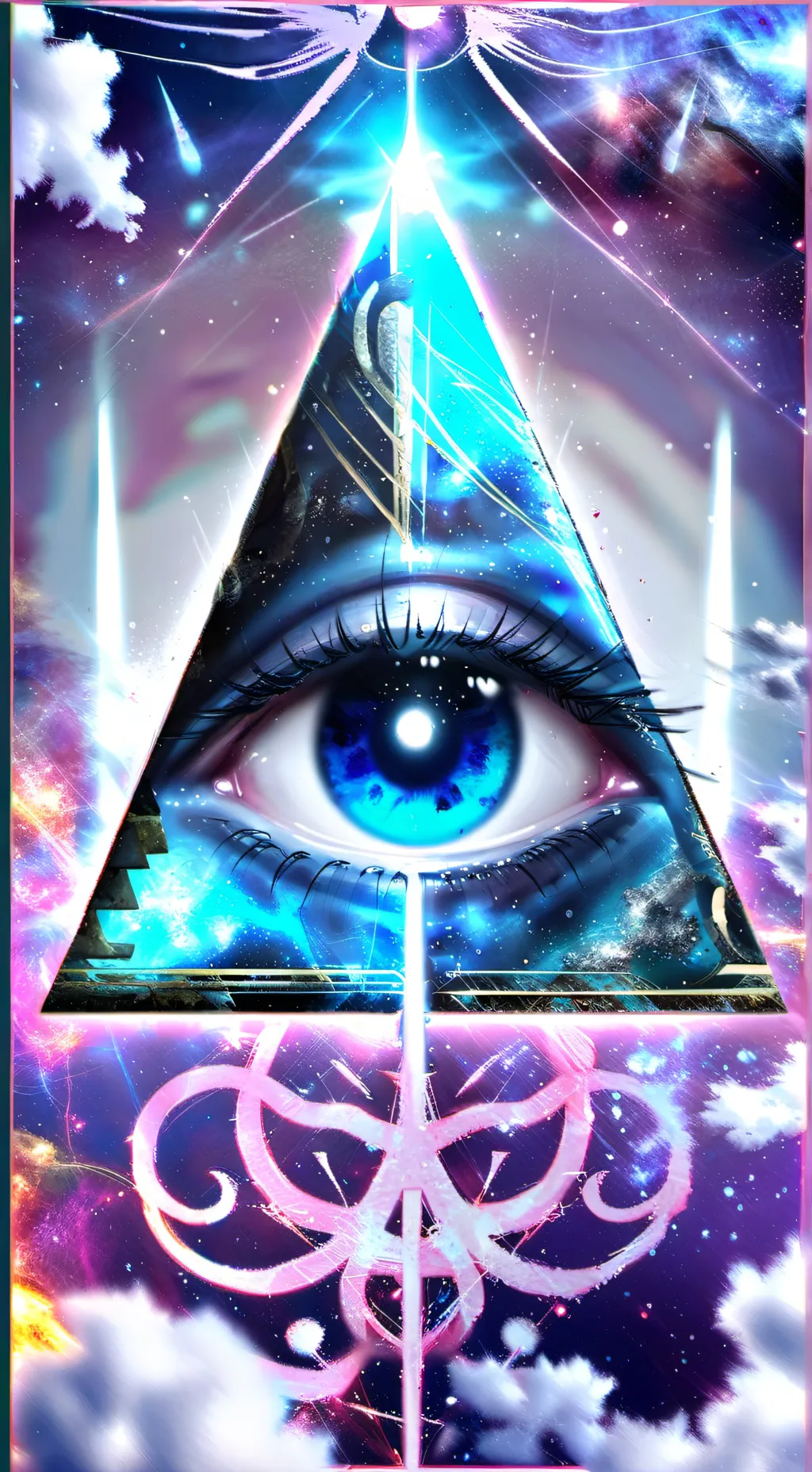 ai character: 11:11 background