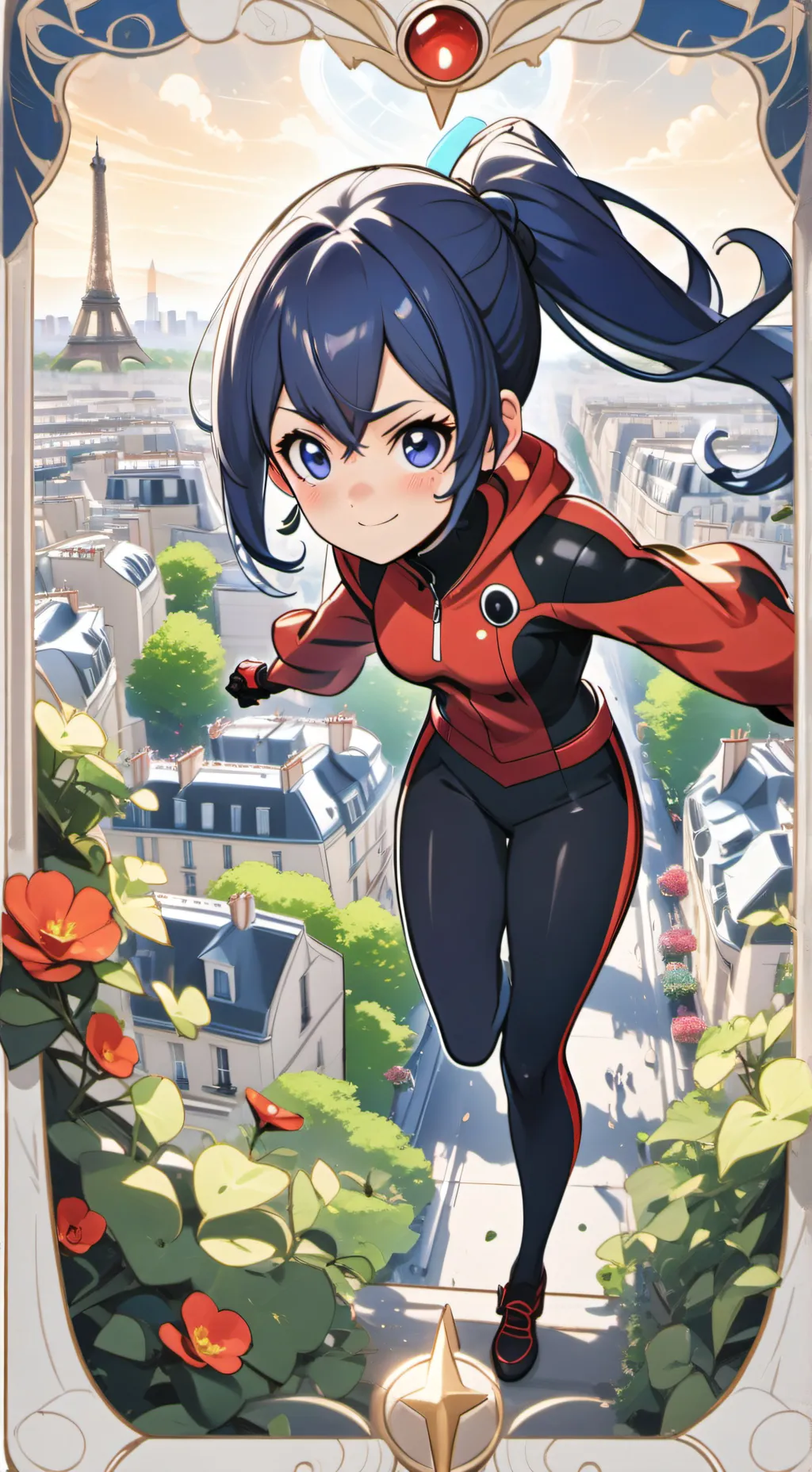 ai character: miraculous  background