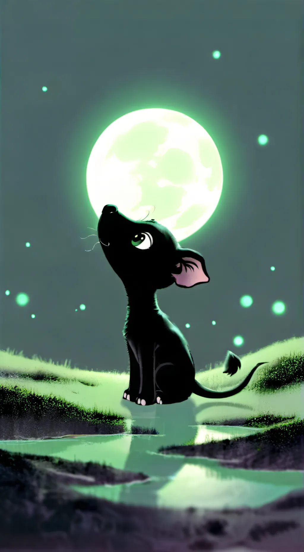 ai character: lobito solitario  background