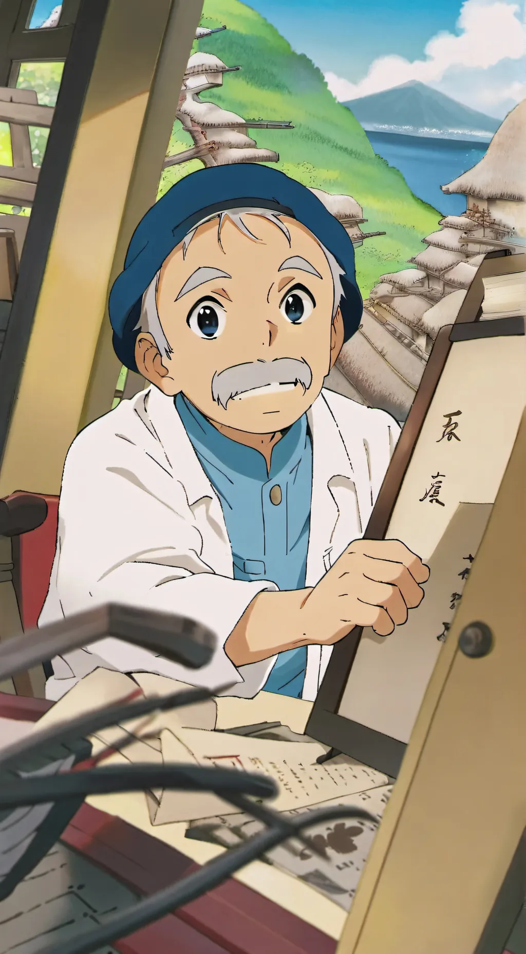 ai character: Director  Fortnite background