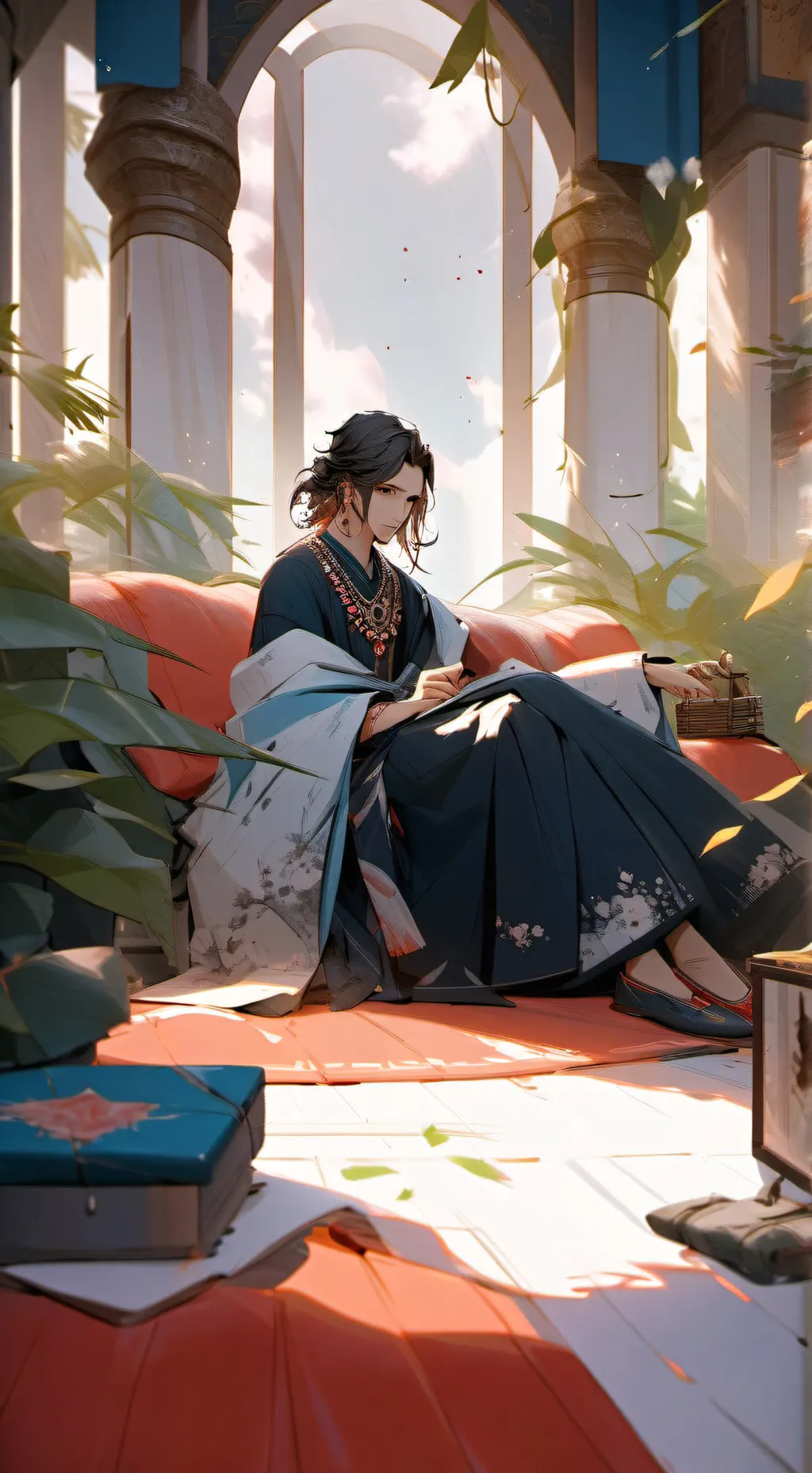 ai character: BTS  background