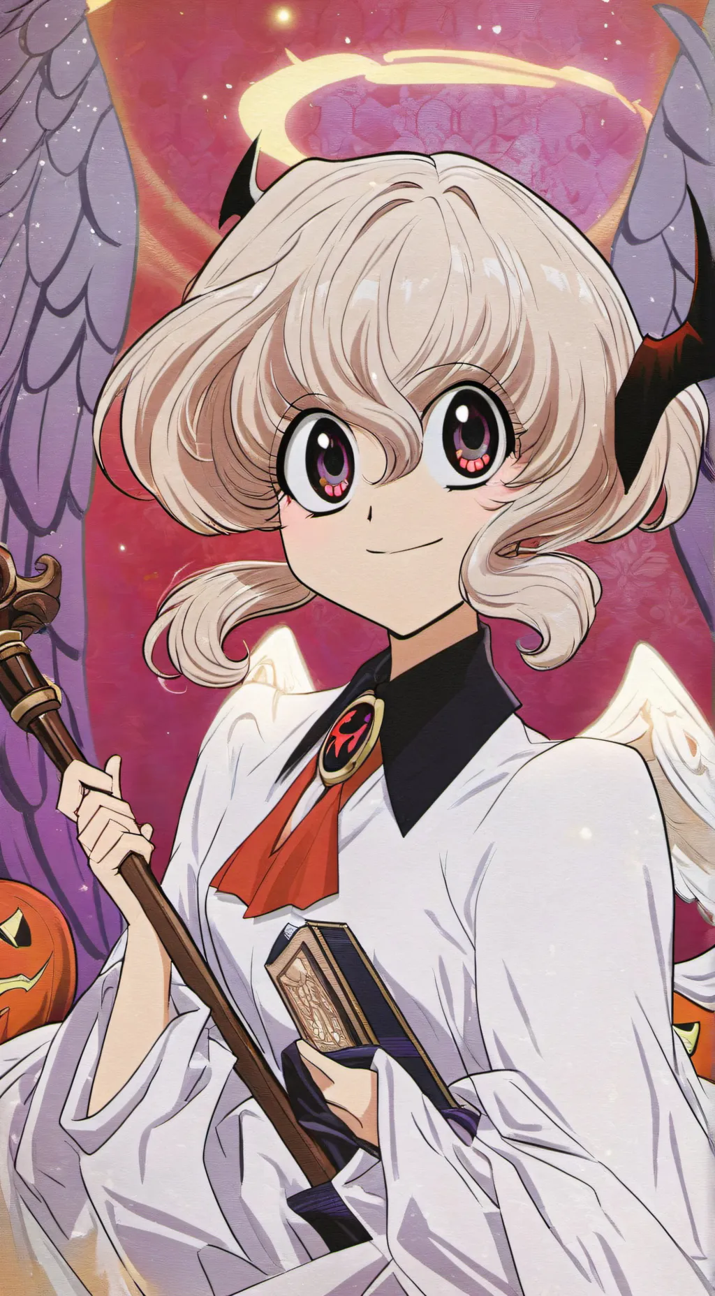 ai character: Angel dust X Y/n background