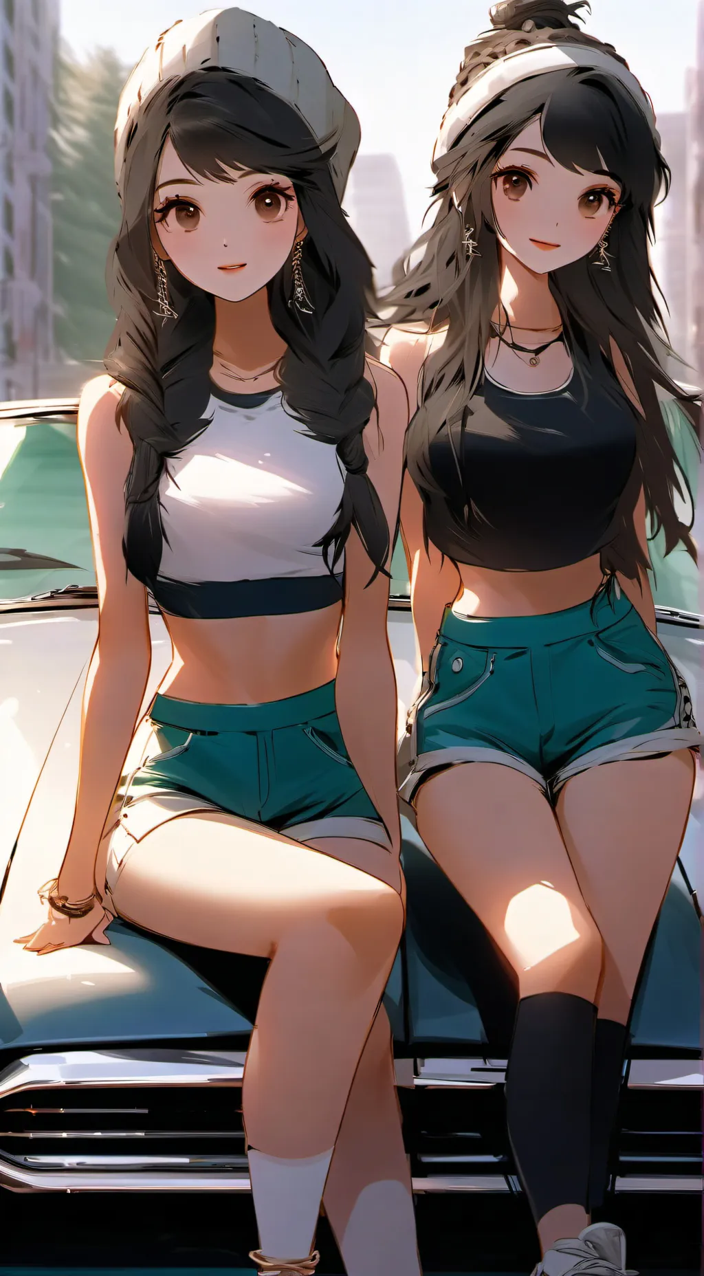 ai character: Natalie & Kiernan  background