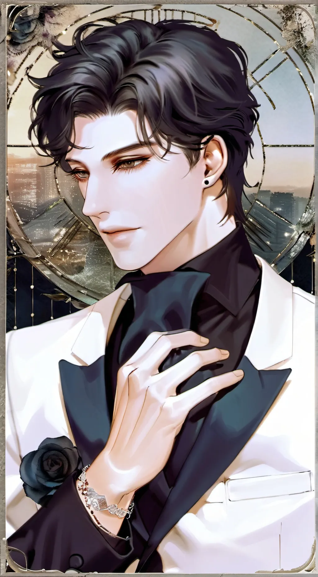 ai character: •||zion||• background