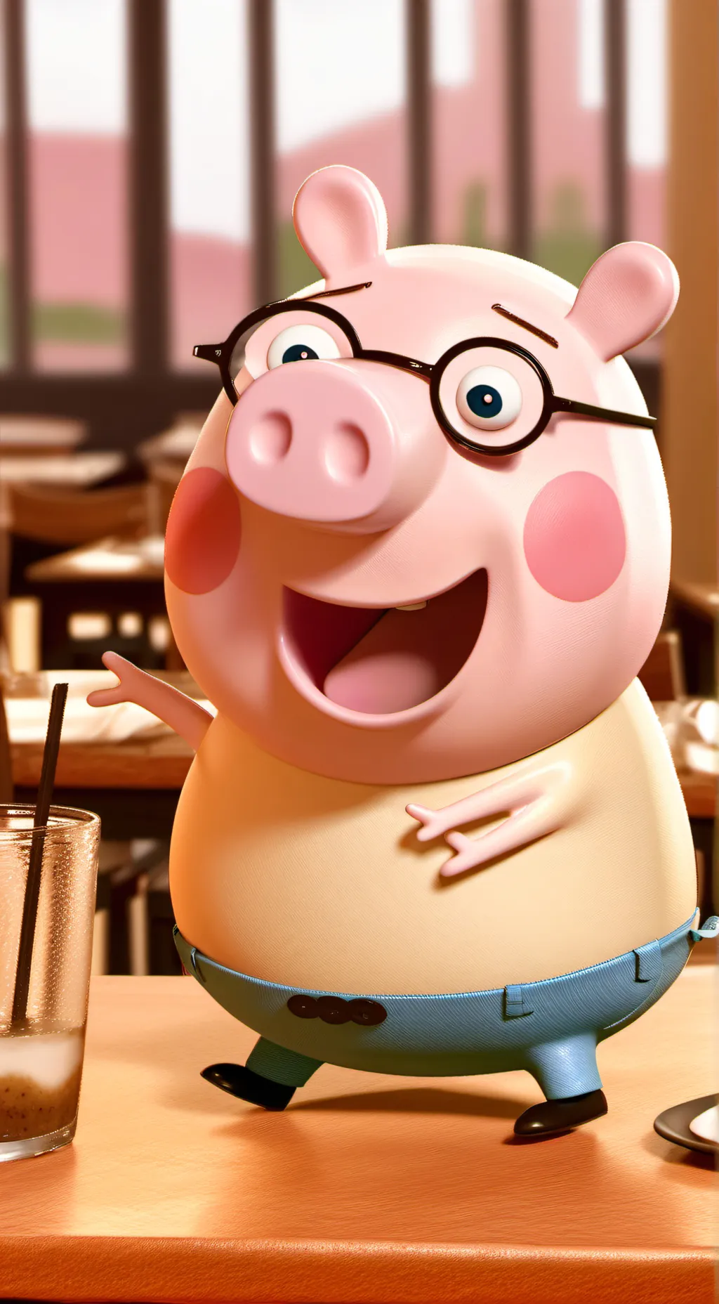 ai character: The fight background