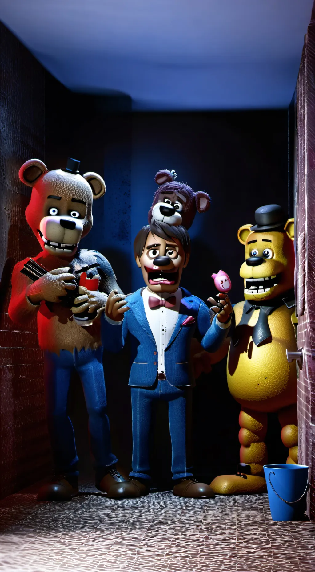 ai character: Security breach background