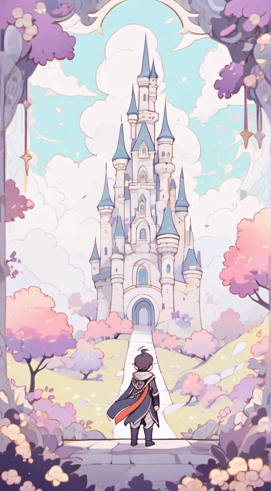 ai character: Dandys world background