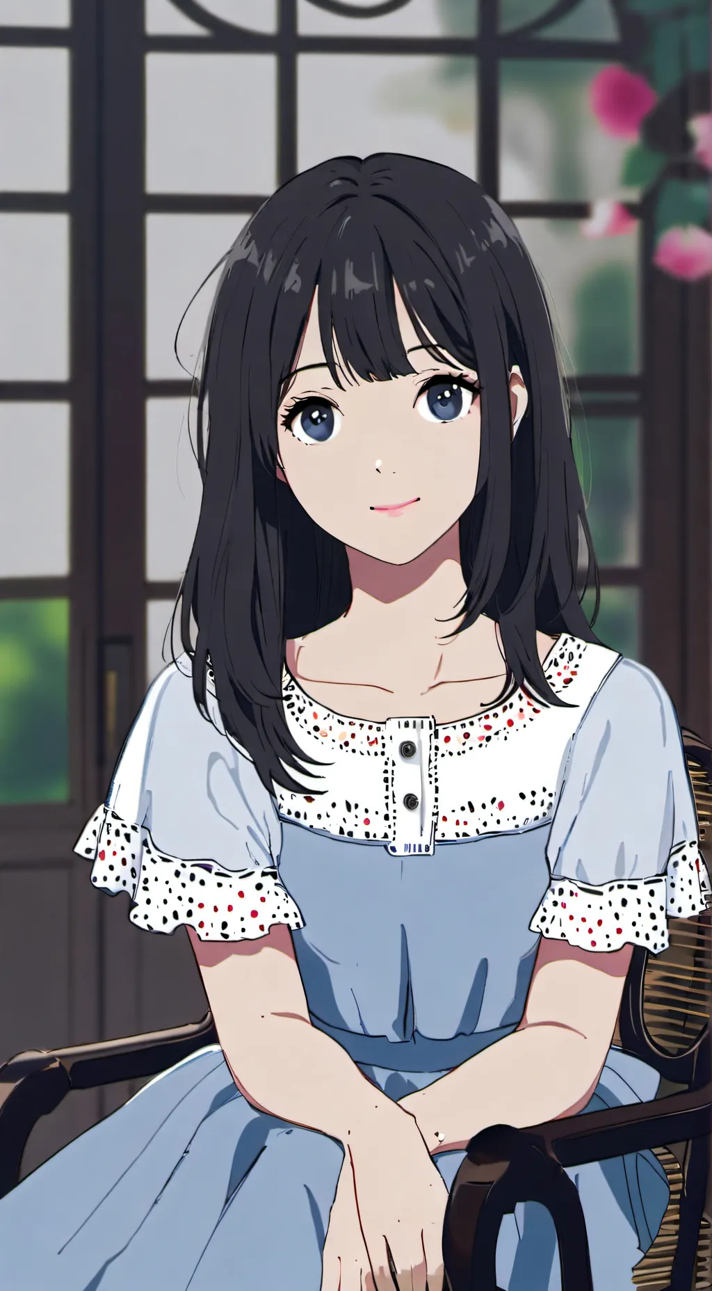 ai character: kim~ background