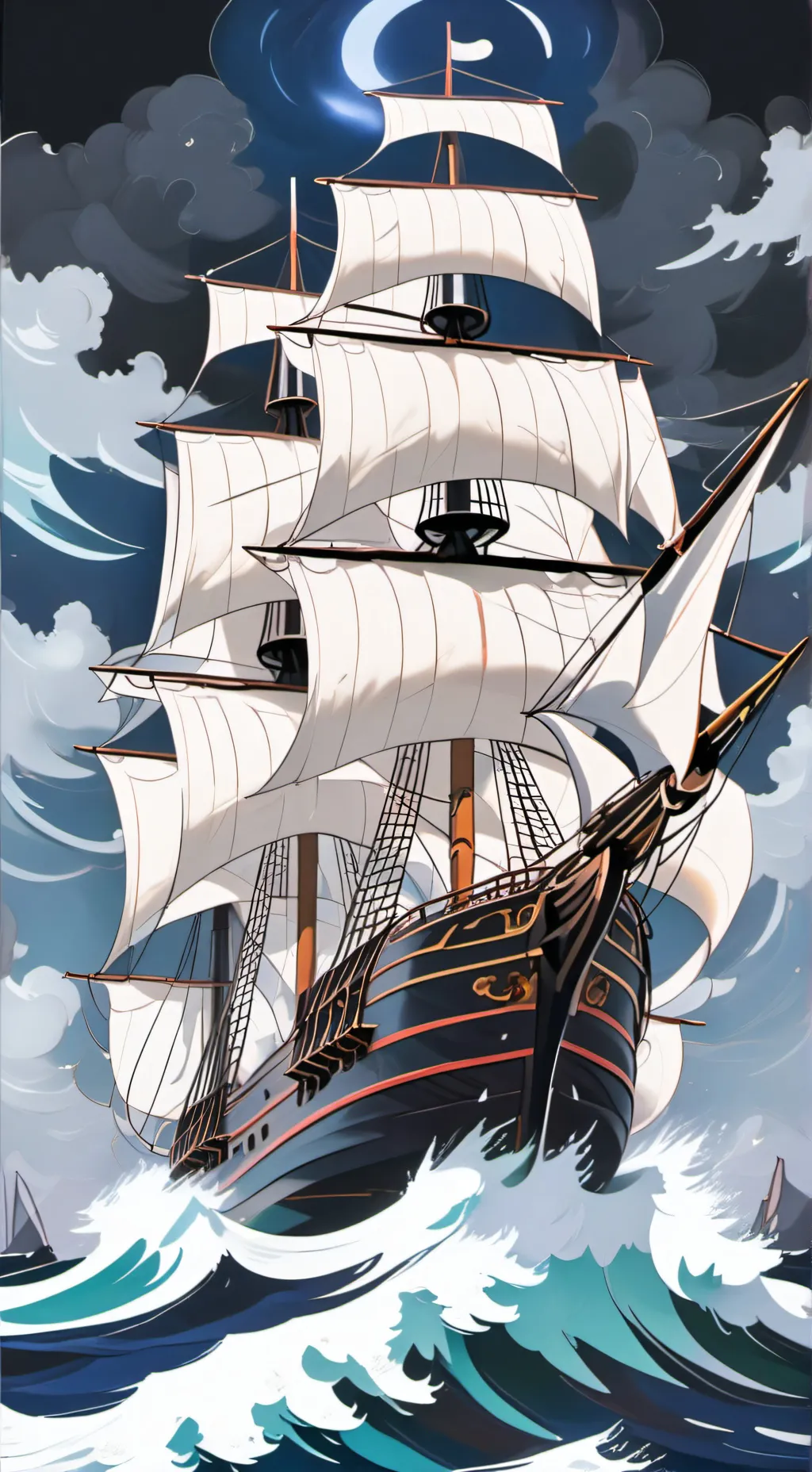 ai character: Ship background