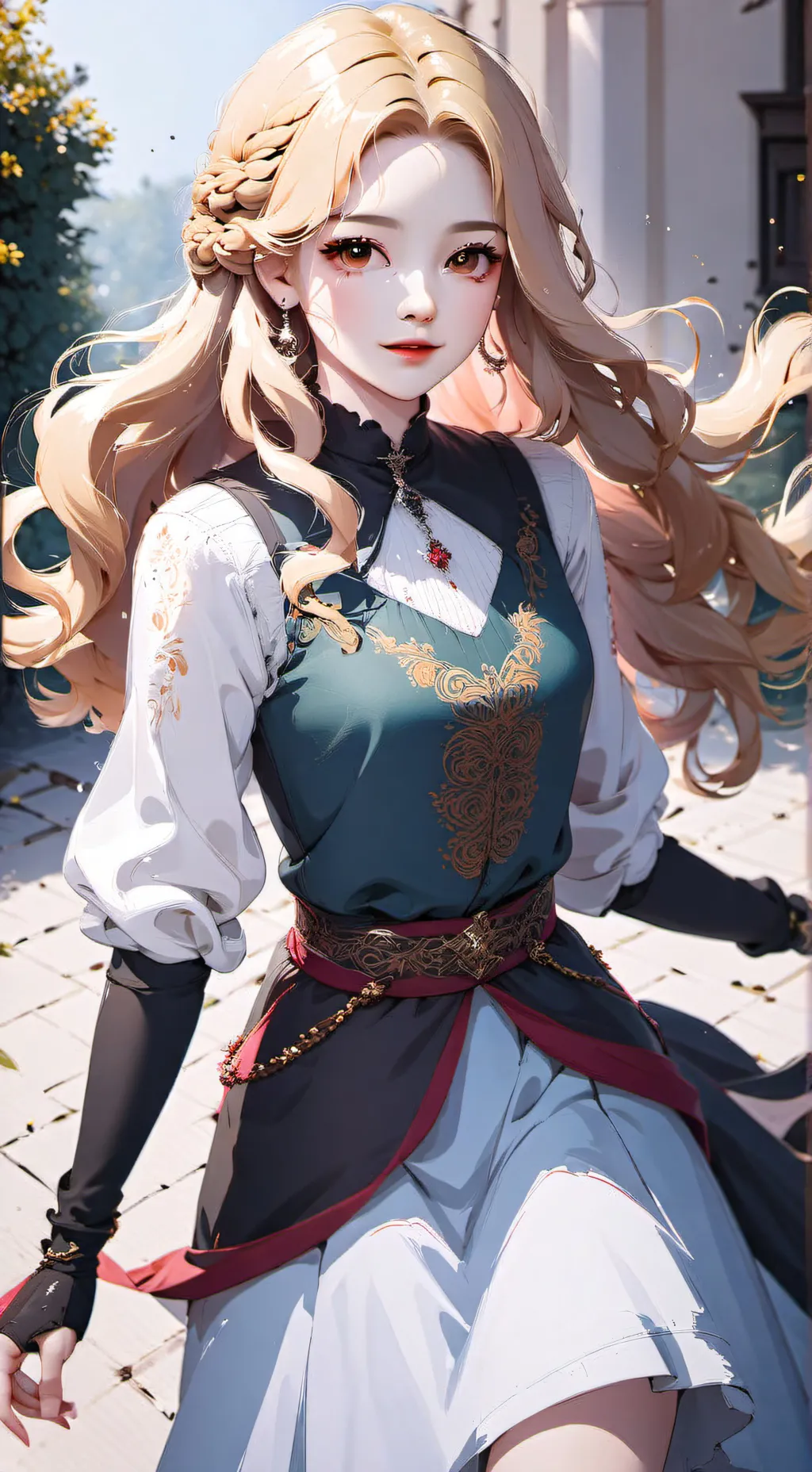 ai character: Princess Rose  background