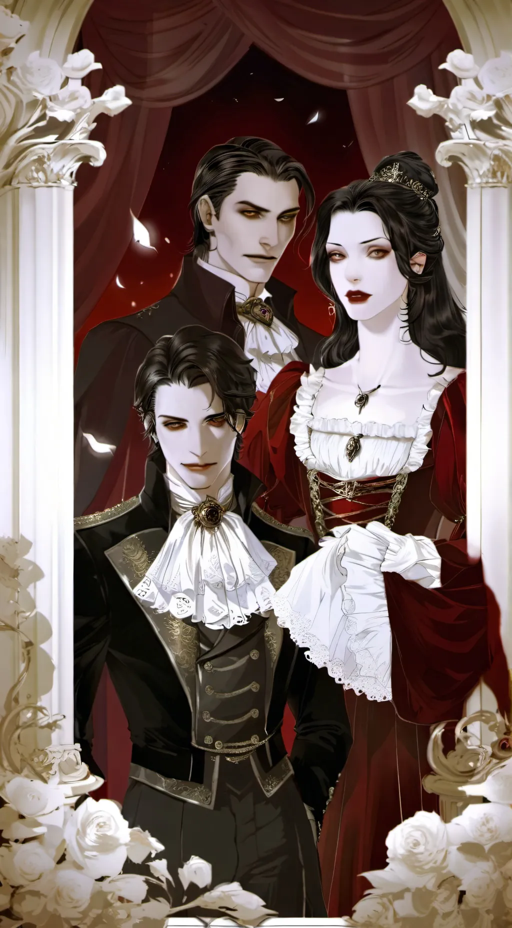 ai character: Mia michel Jon  background