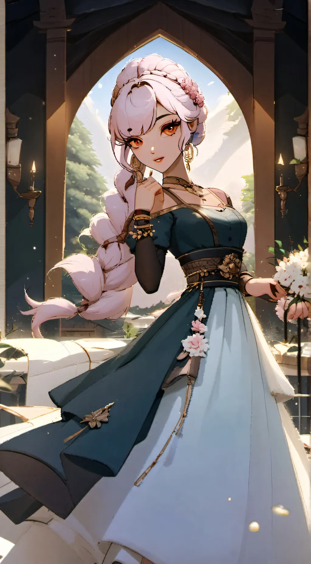 ai character: diamond background