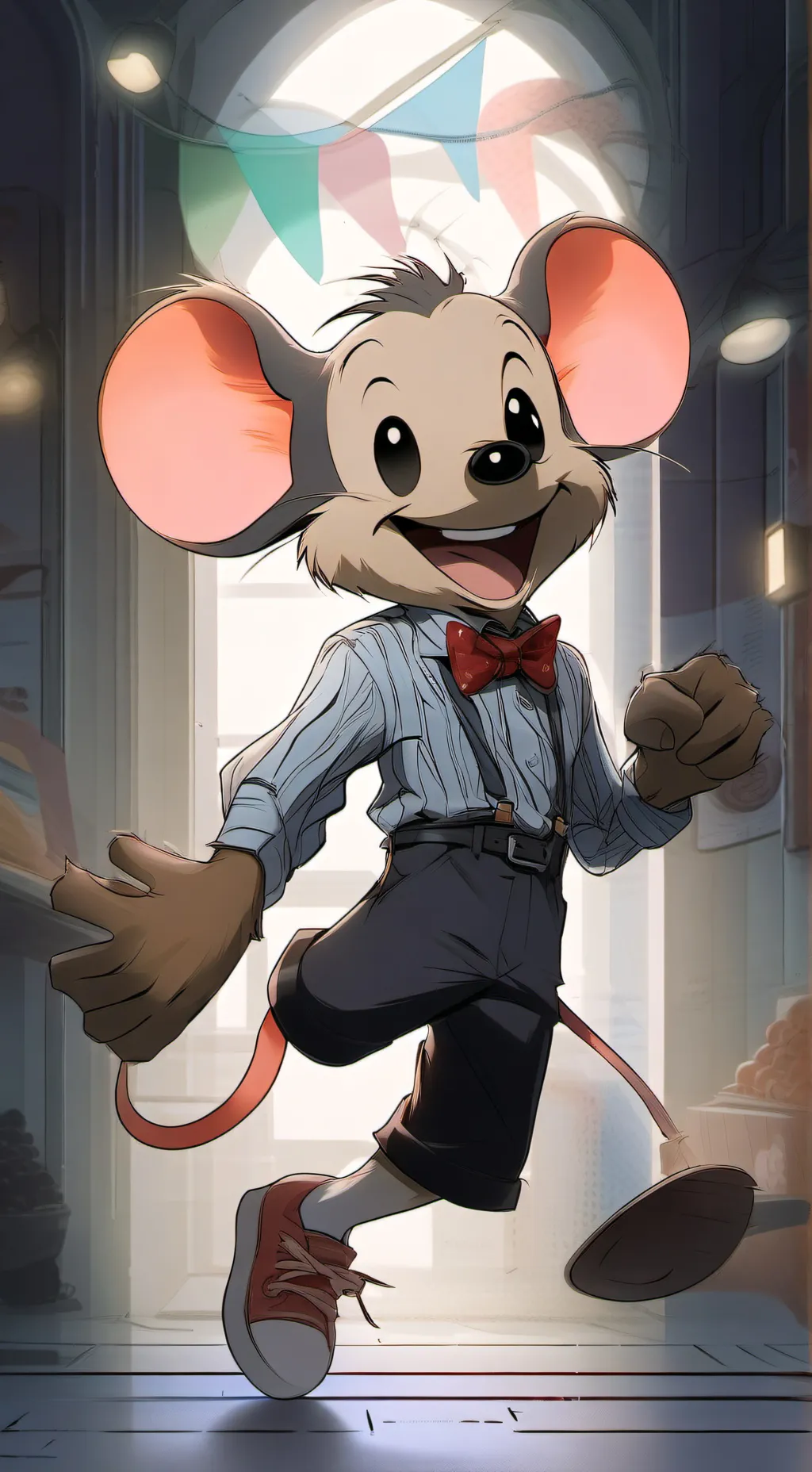 ai character: KNY X CHUCK-E-CHEZ background