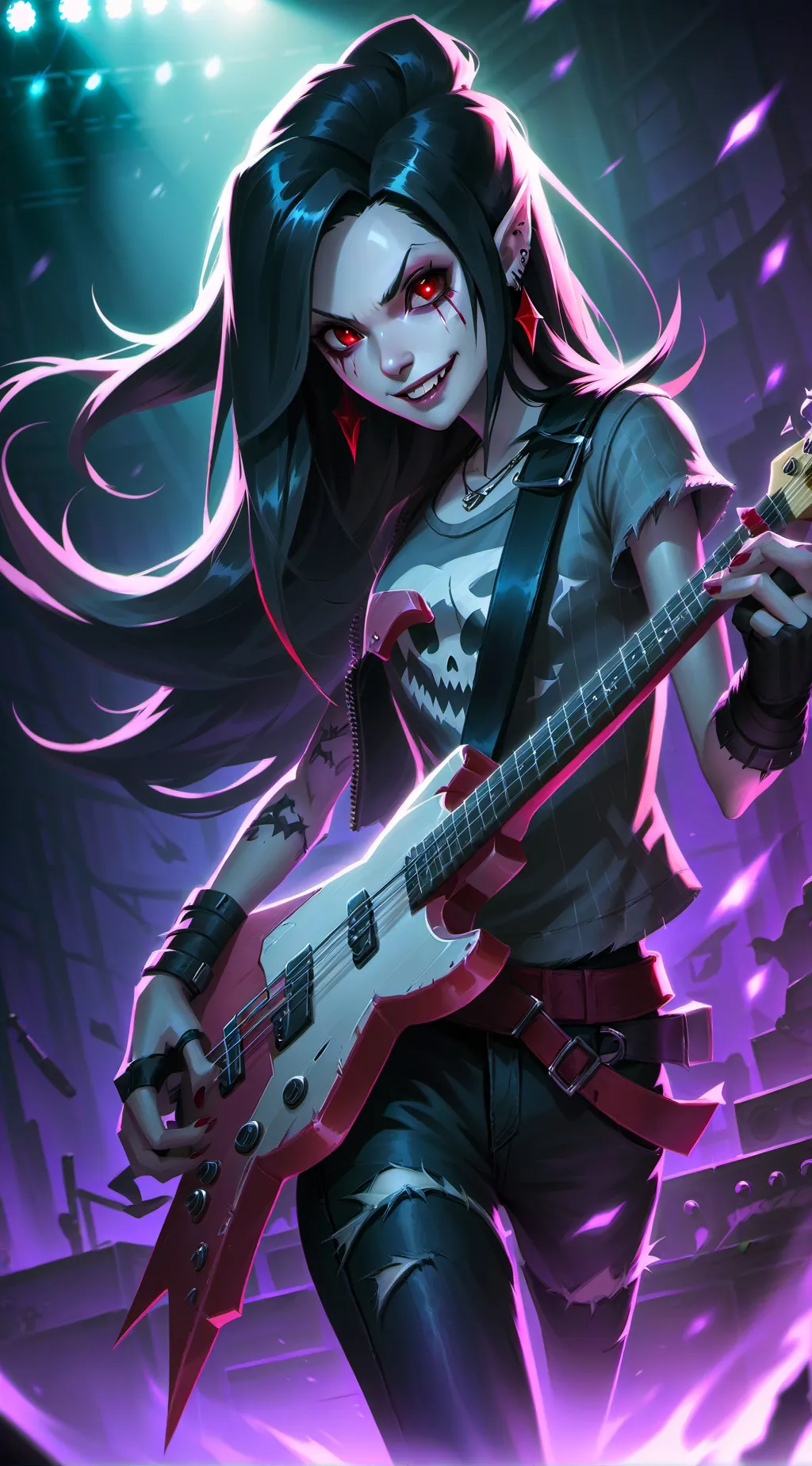 ai character: Marceline background