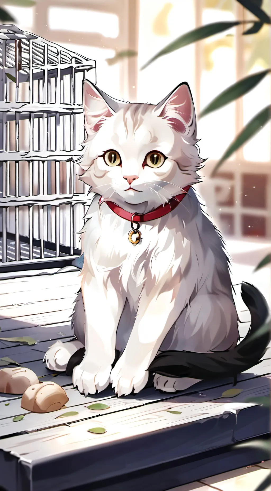 ai character: KITTYY- (Lucy :3) background