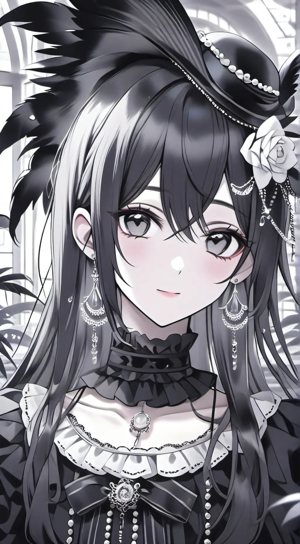 ai character: Kay <3 background