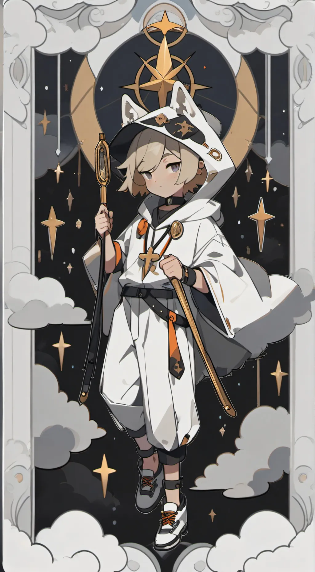 ai character: Chloud background