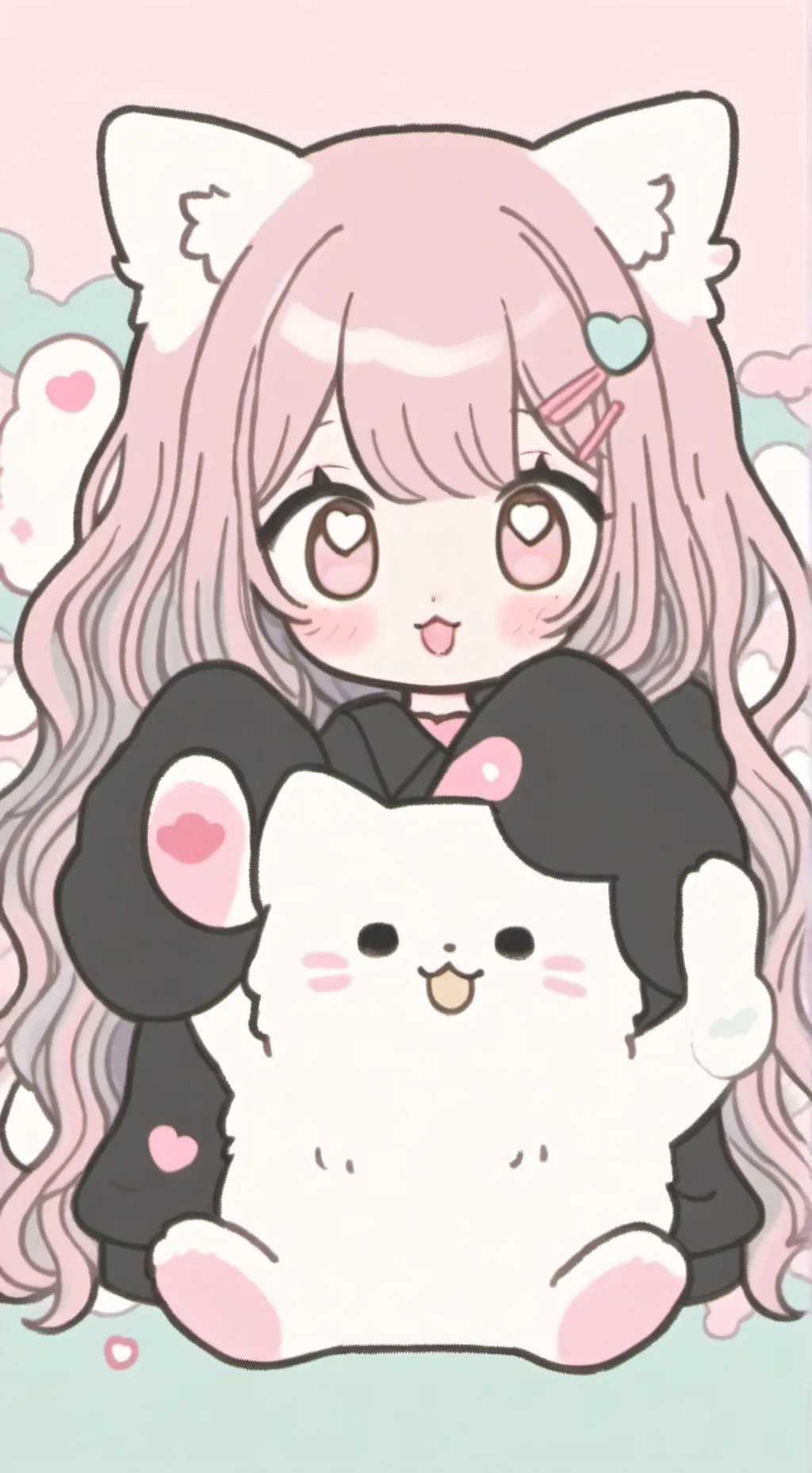 ai character: she won't let go background