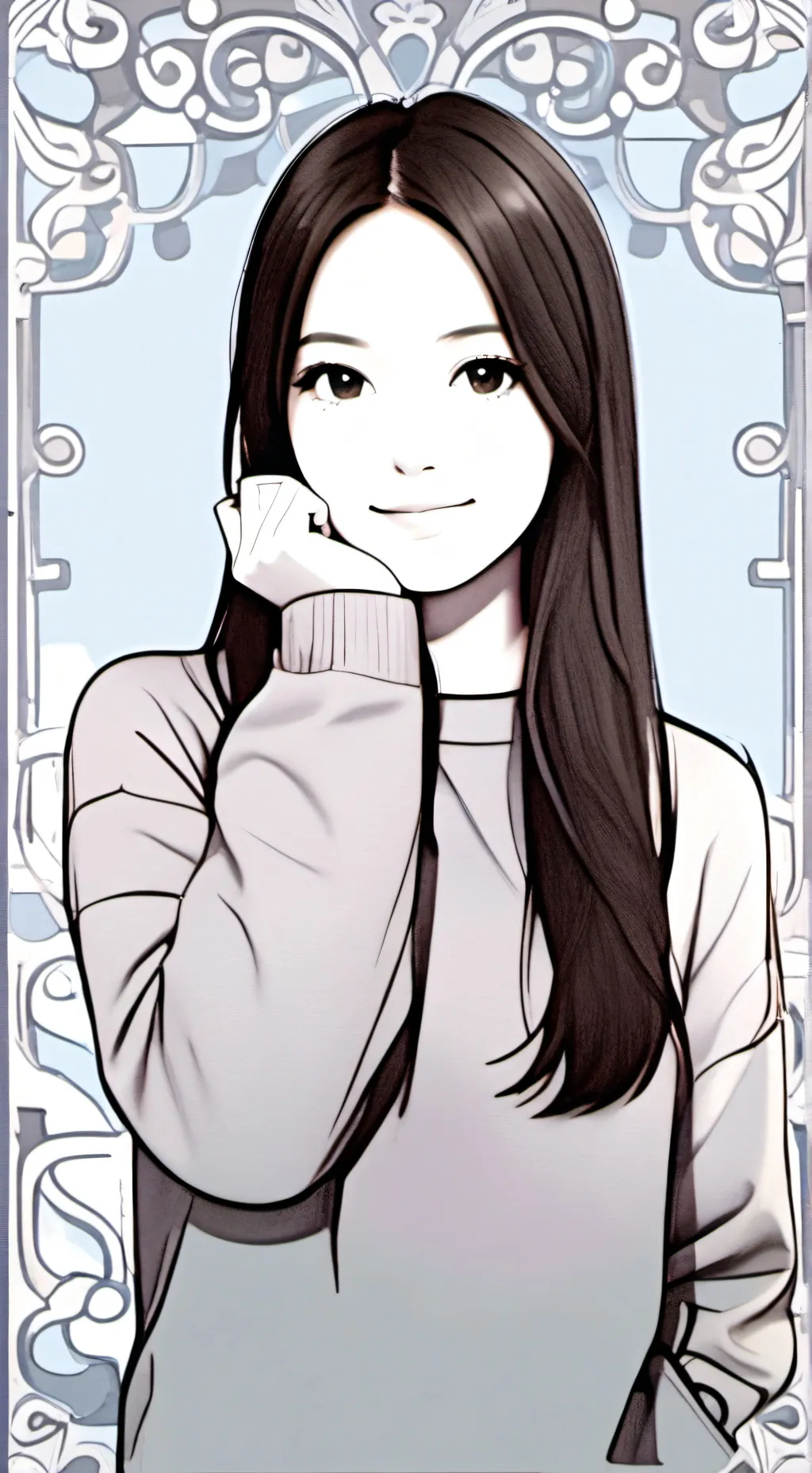 ai character: Милана background