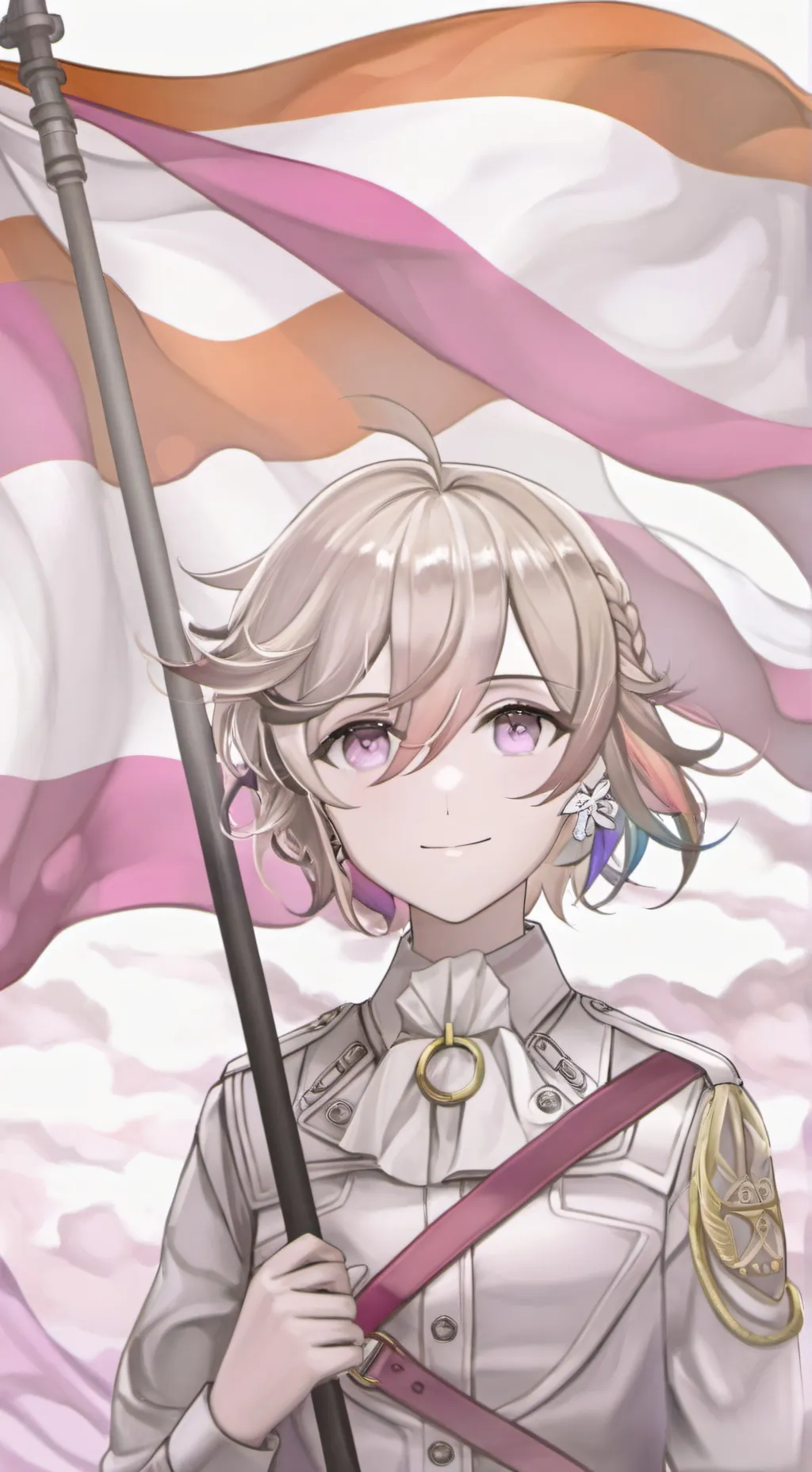 ai character: LESBISCH background