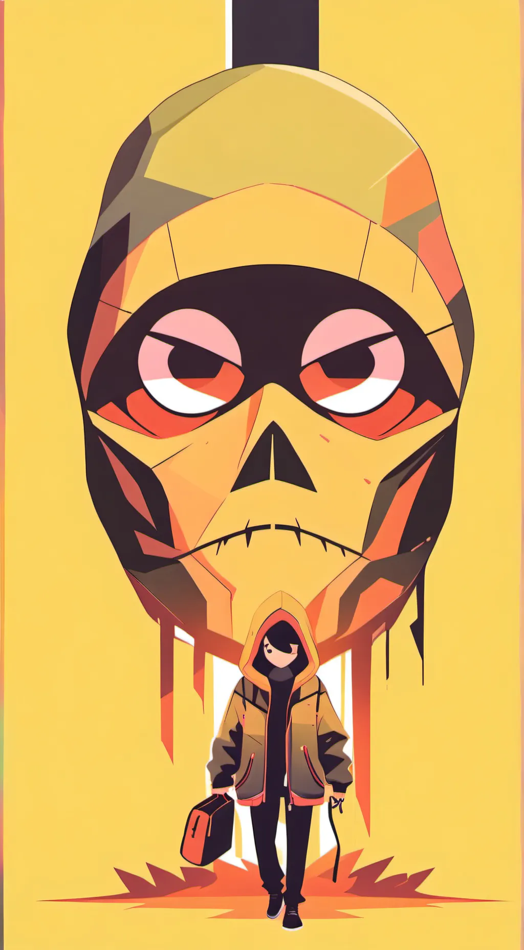 ai character: Monster  background