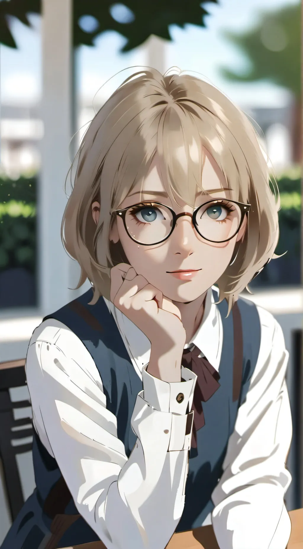 ai character: Sarah background