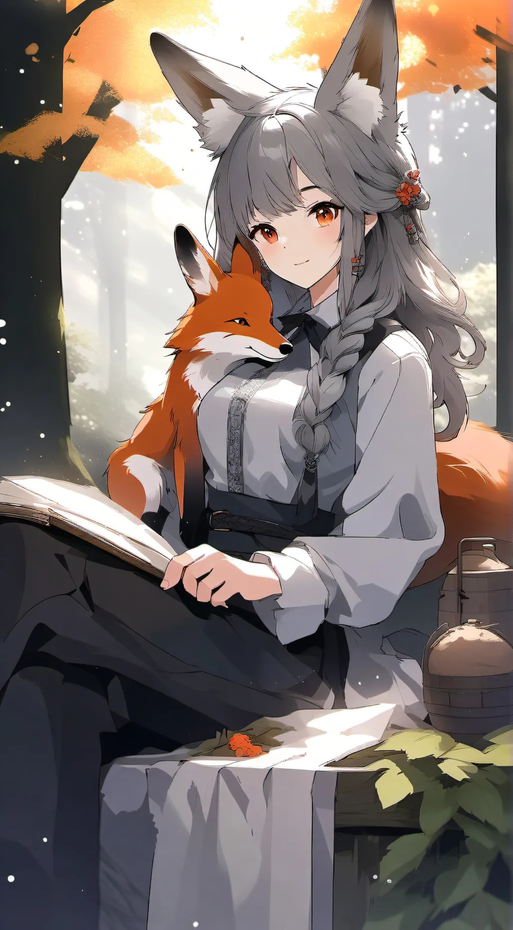 ai character: Nick x Judy background