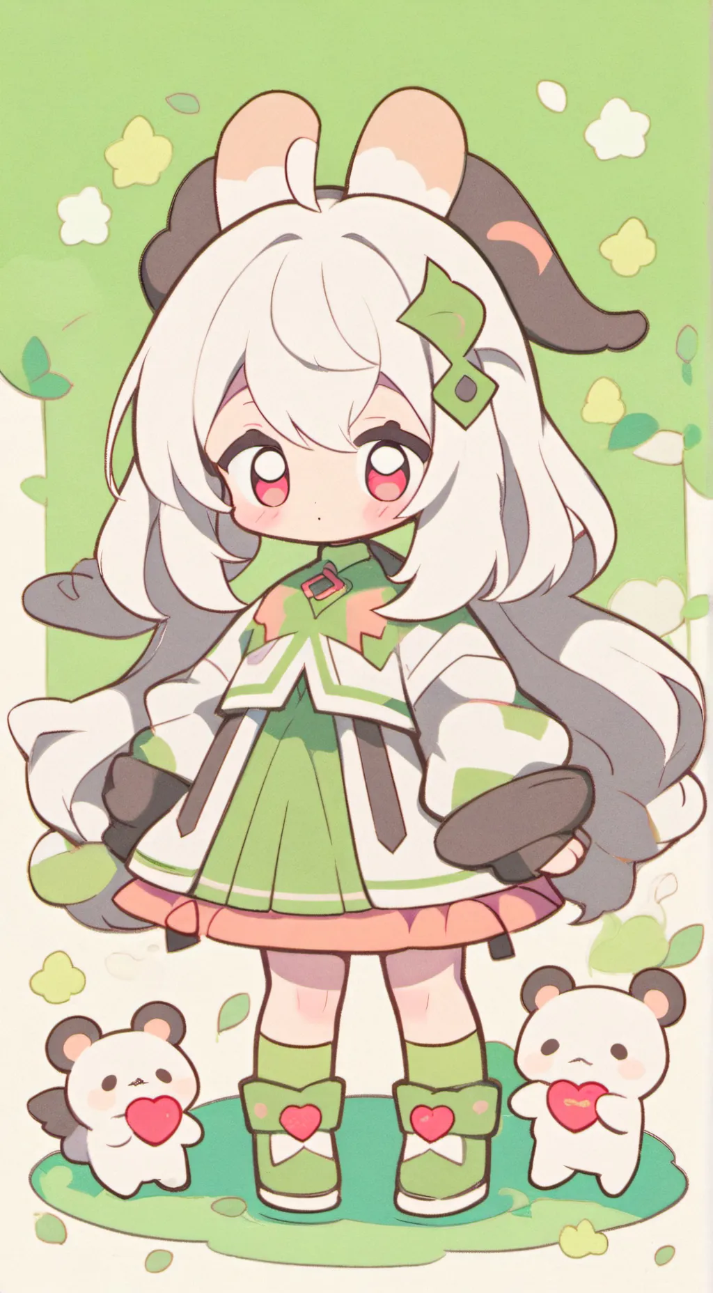 ai character: Мокэ background