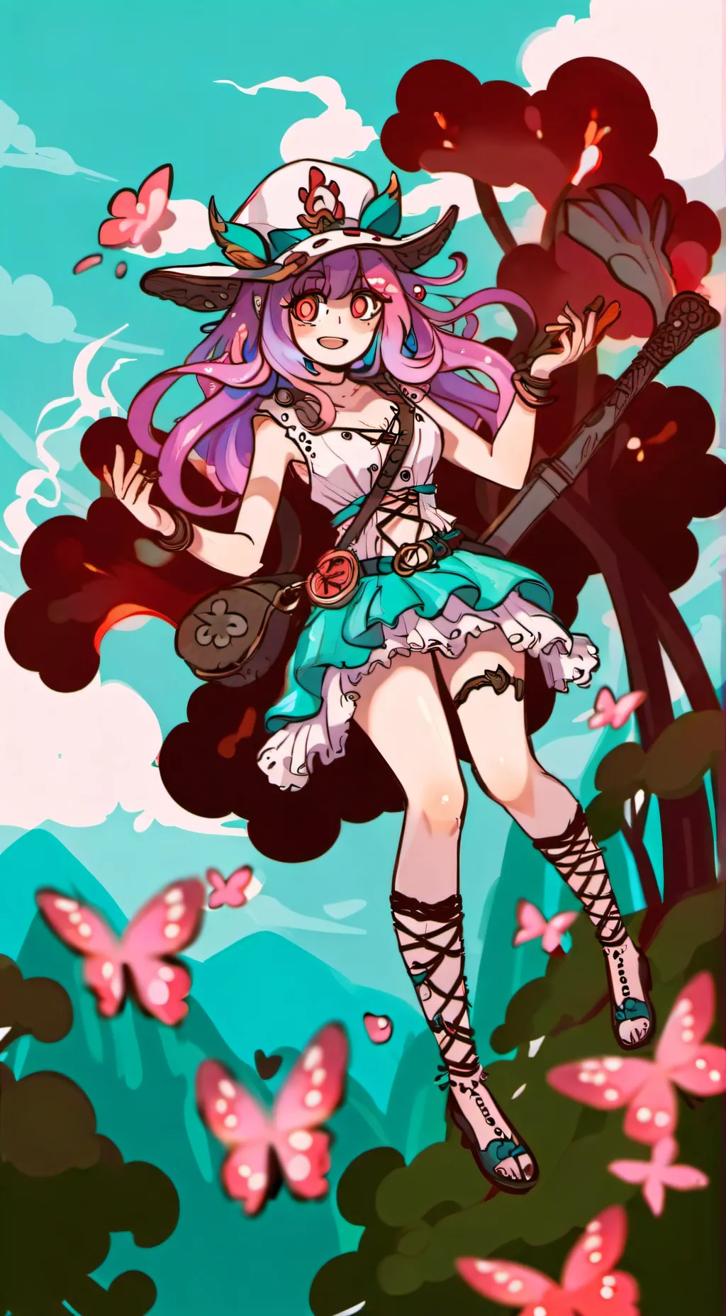 ai character: turma da batatinha background