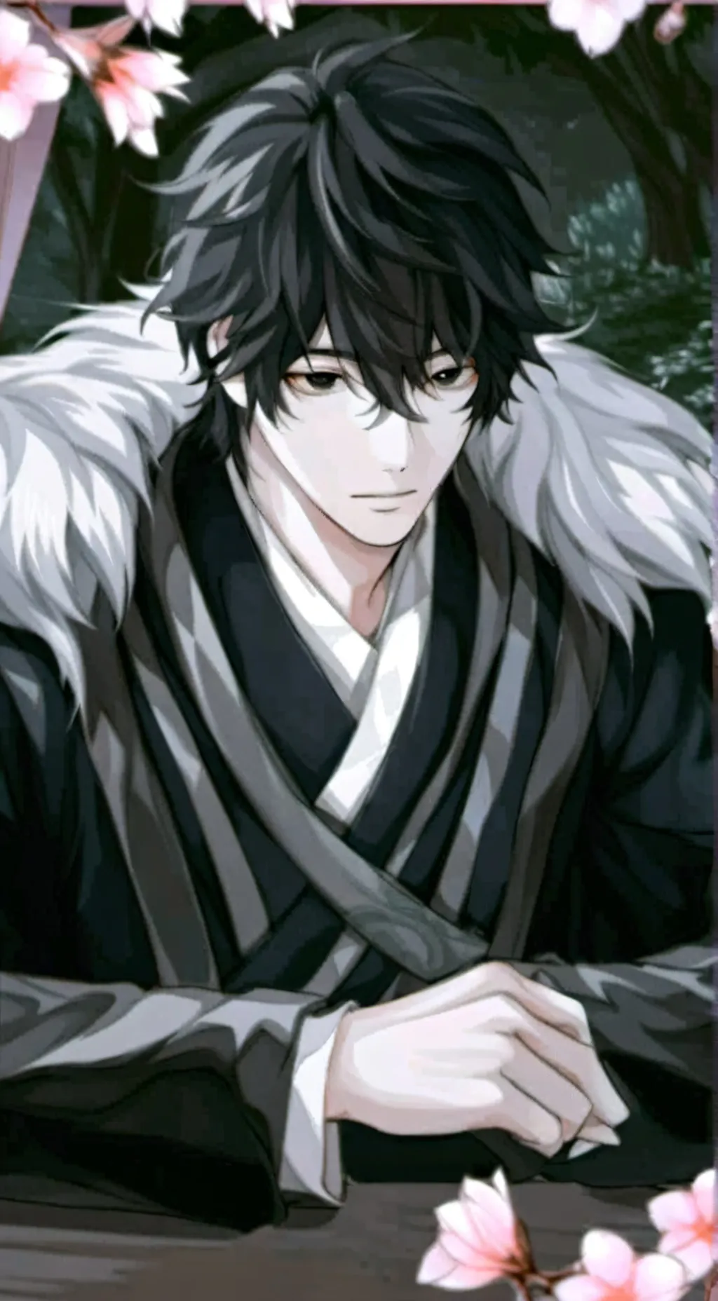 ai character: leon  background