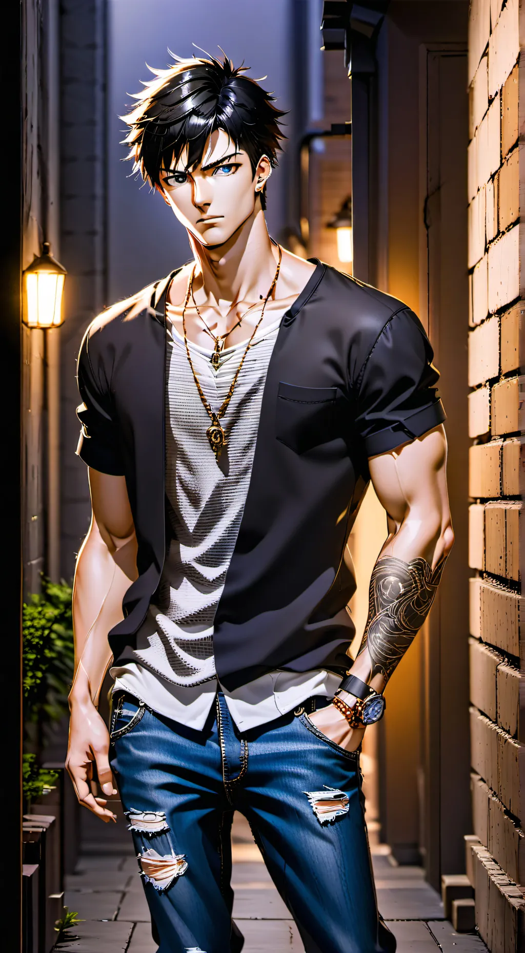 ai character: kaito background