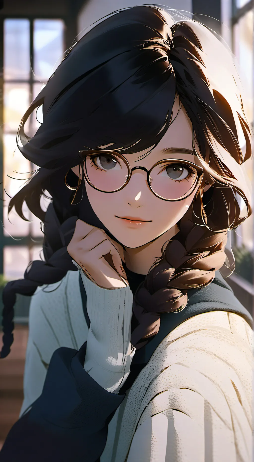 ai character: Zoey background