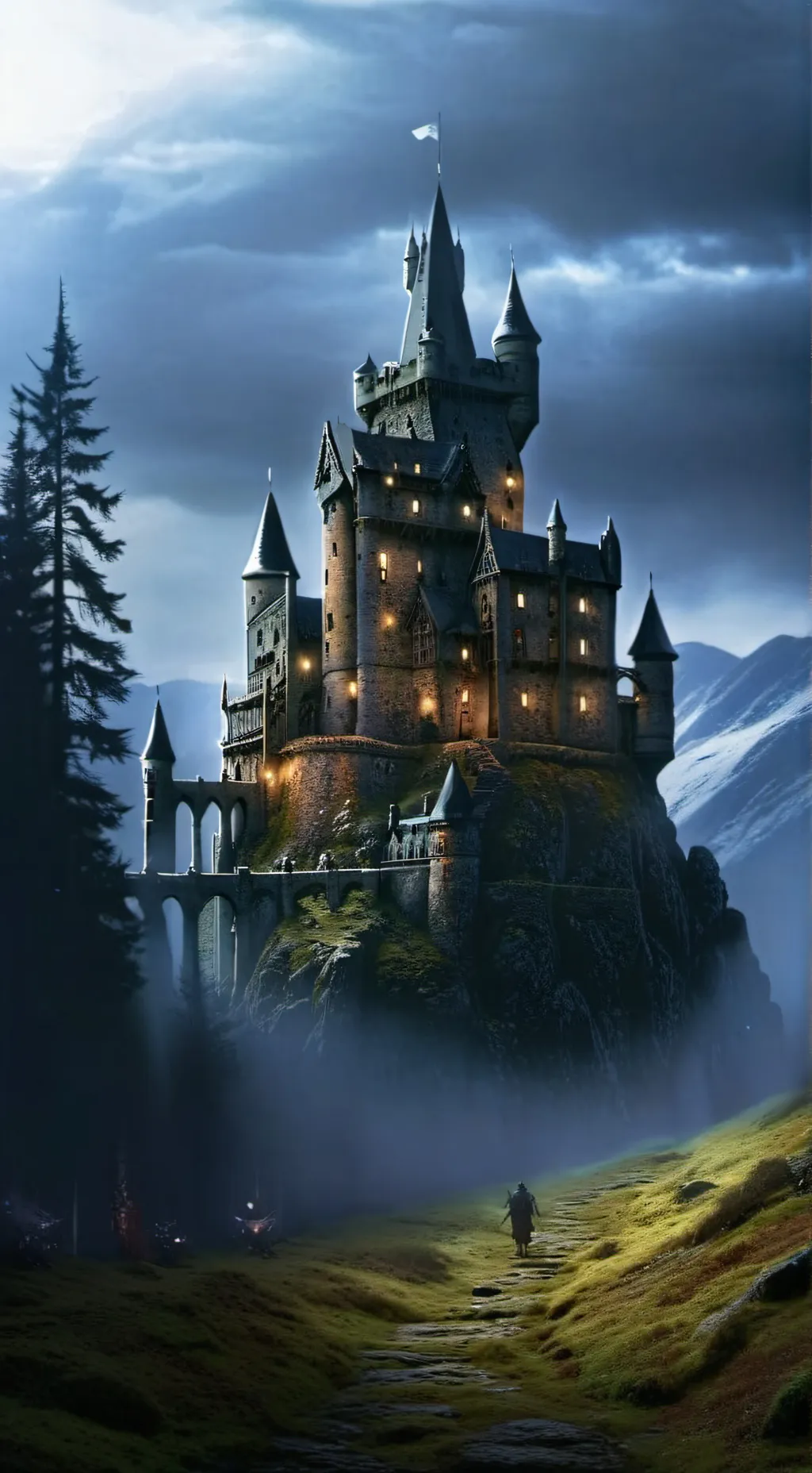 ai character: Hogwarts🦉🪄✉️ background